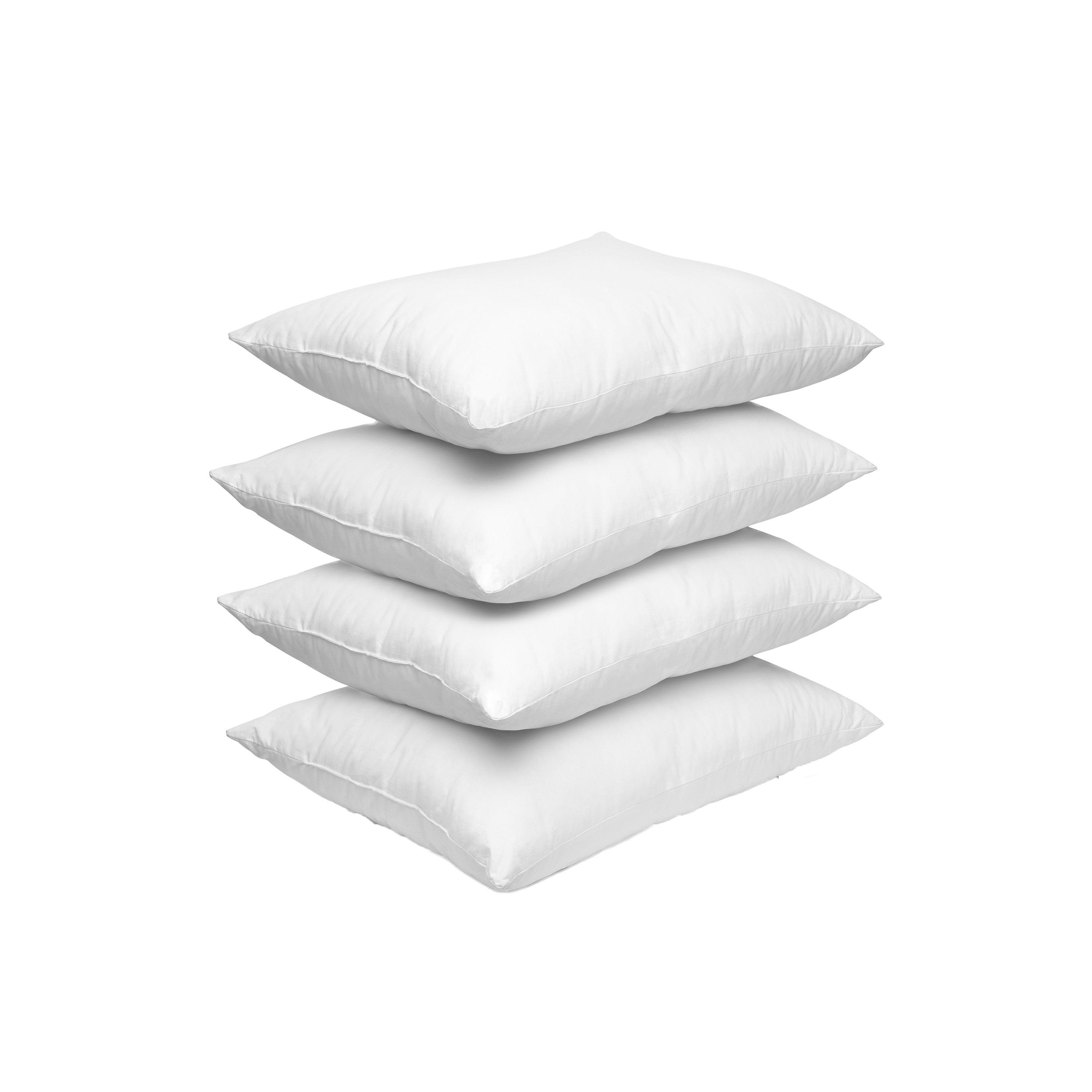 Everlaneas Pillow Inserts - Poly-Cotton Shell Siliconized Fiber Filling