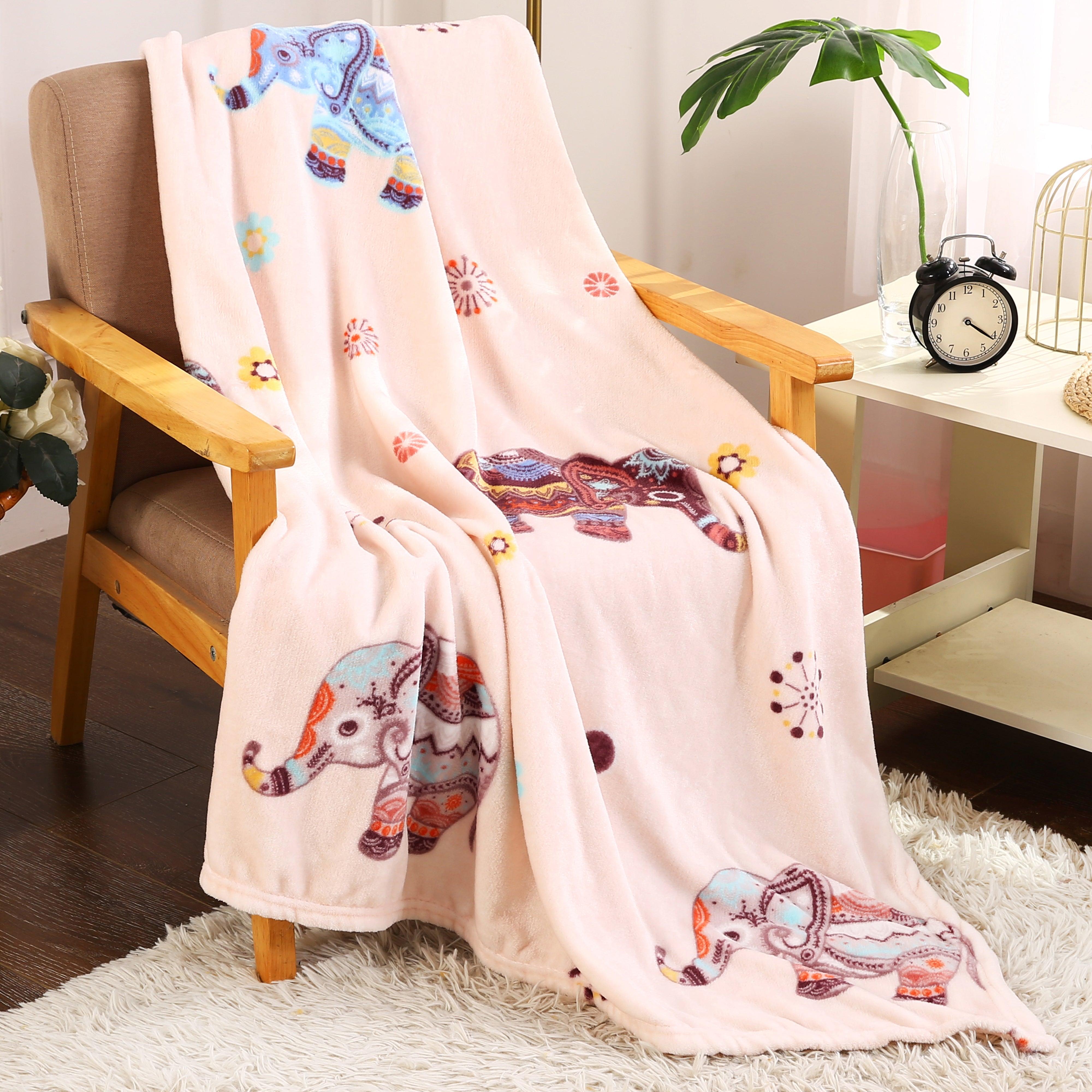 Everlaneas Ultra Soft Lightweight Printed Throw Blanket - 50 x 60 inches