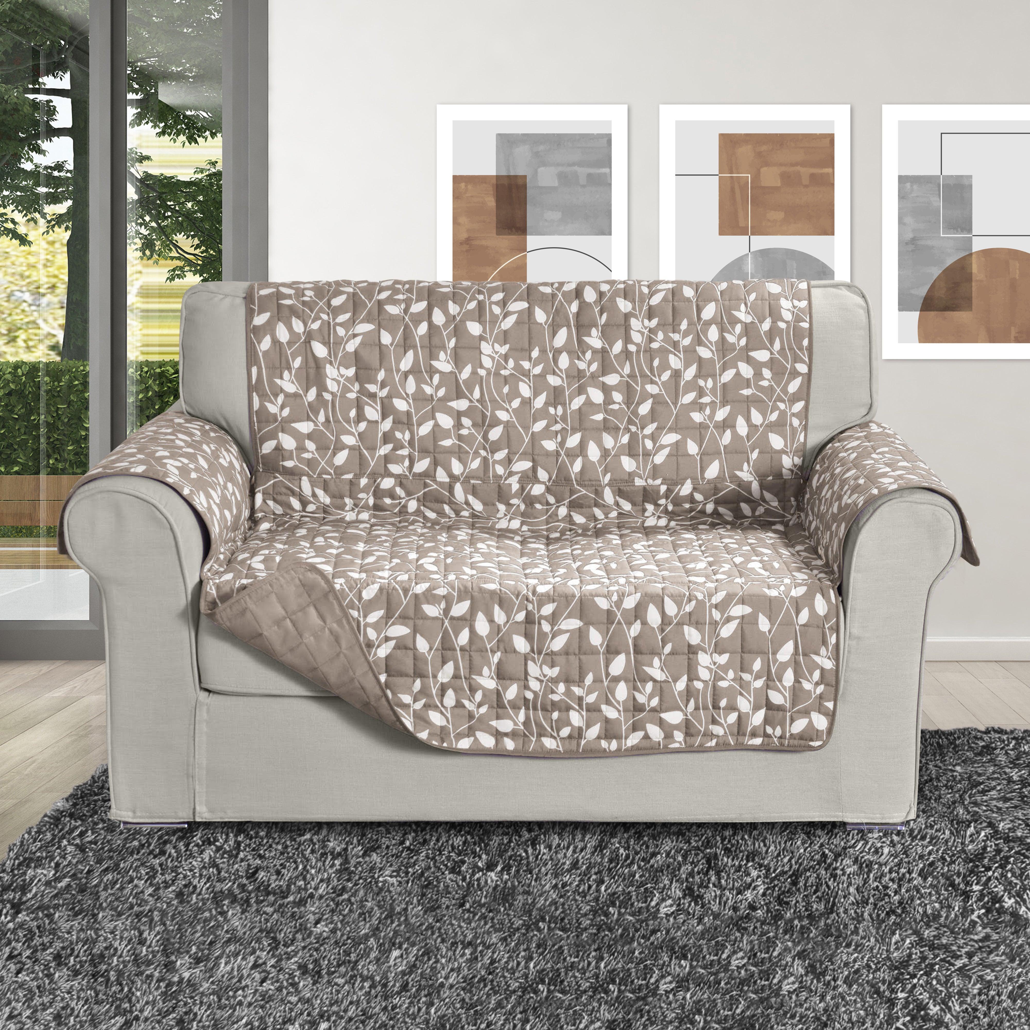 Everlaneas Leaves Design Reversible Smart Furniture Protectors