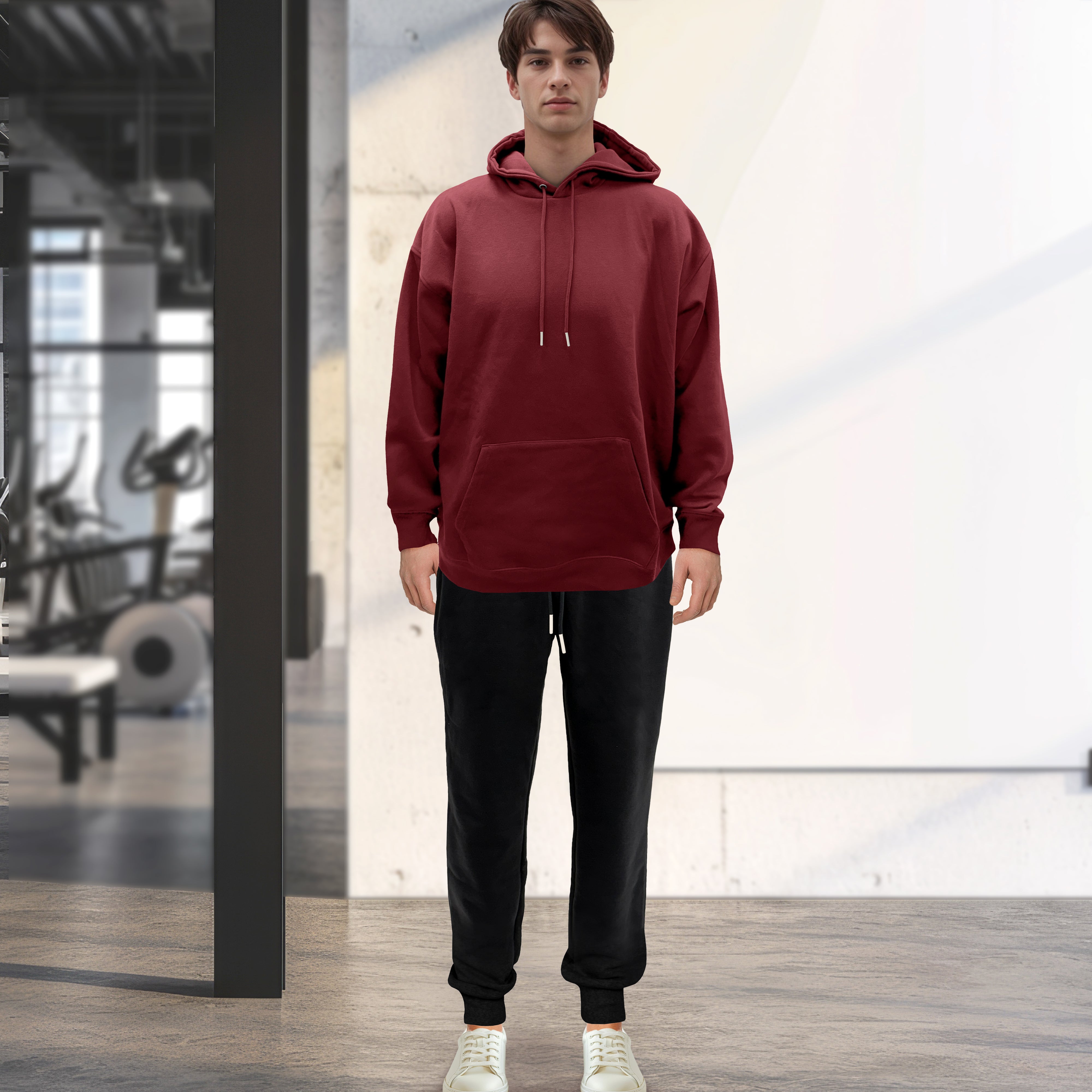 Everlaneas Cotton Active Men Tracksuit 2 Piece Set Athletic Jogging Sweatsuits