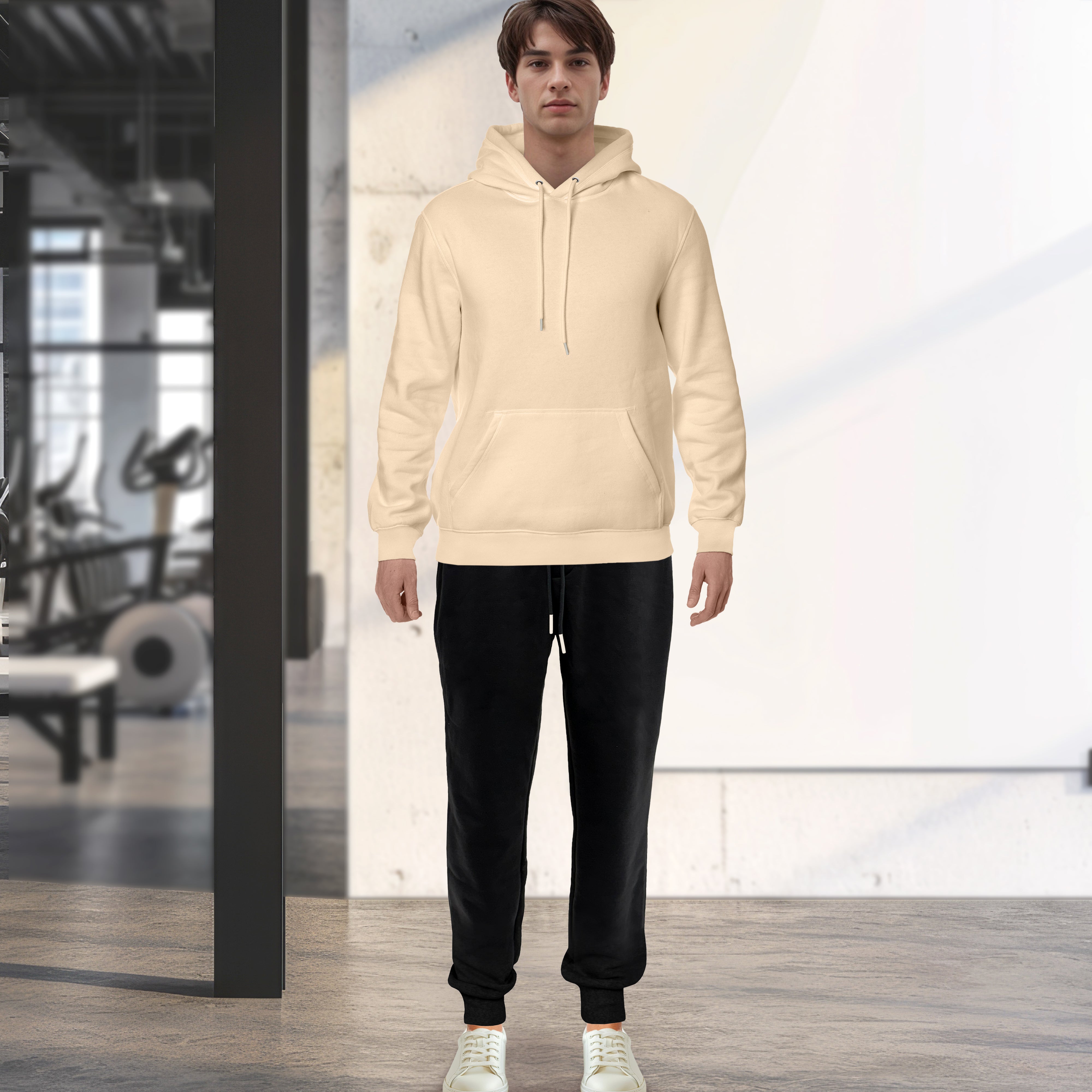 Everlaneas Cotton Active Men Tracksuit 2 Piece Set Athletic Jogging Sweatsuits