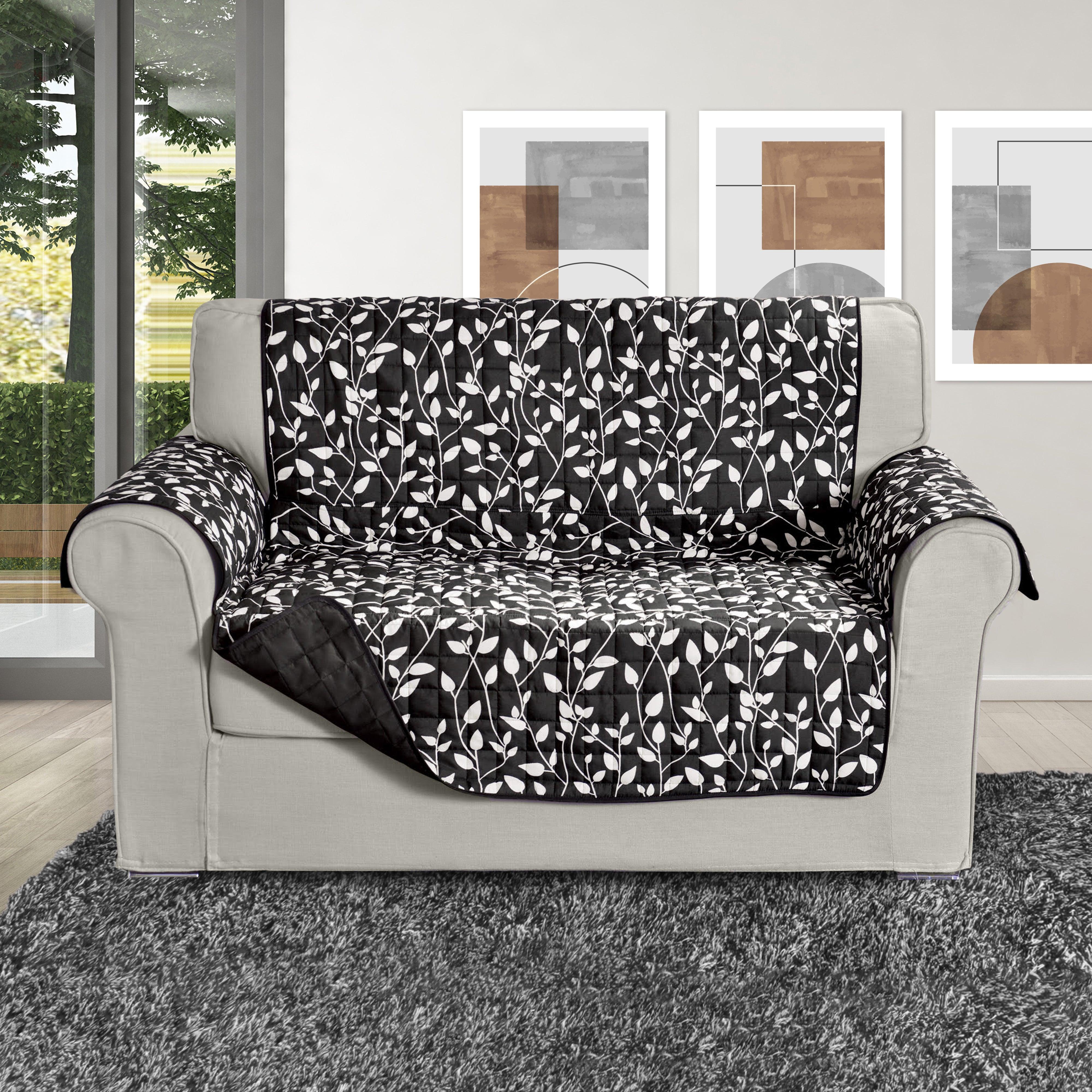Everlaneas Leaves Design Reversible Smart Furniture Protectors