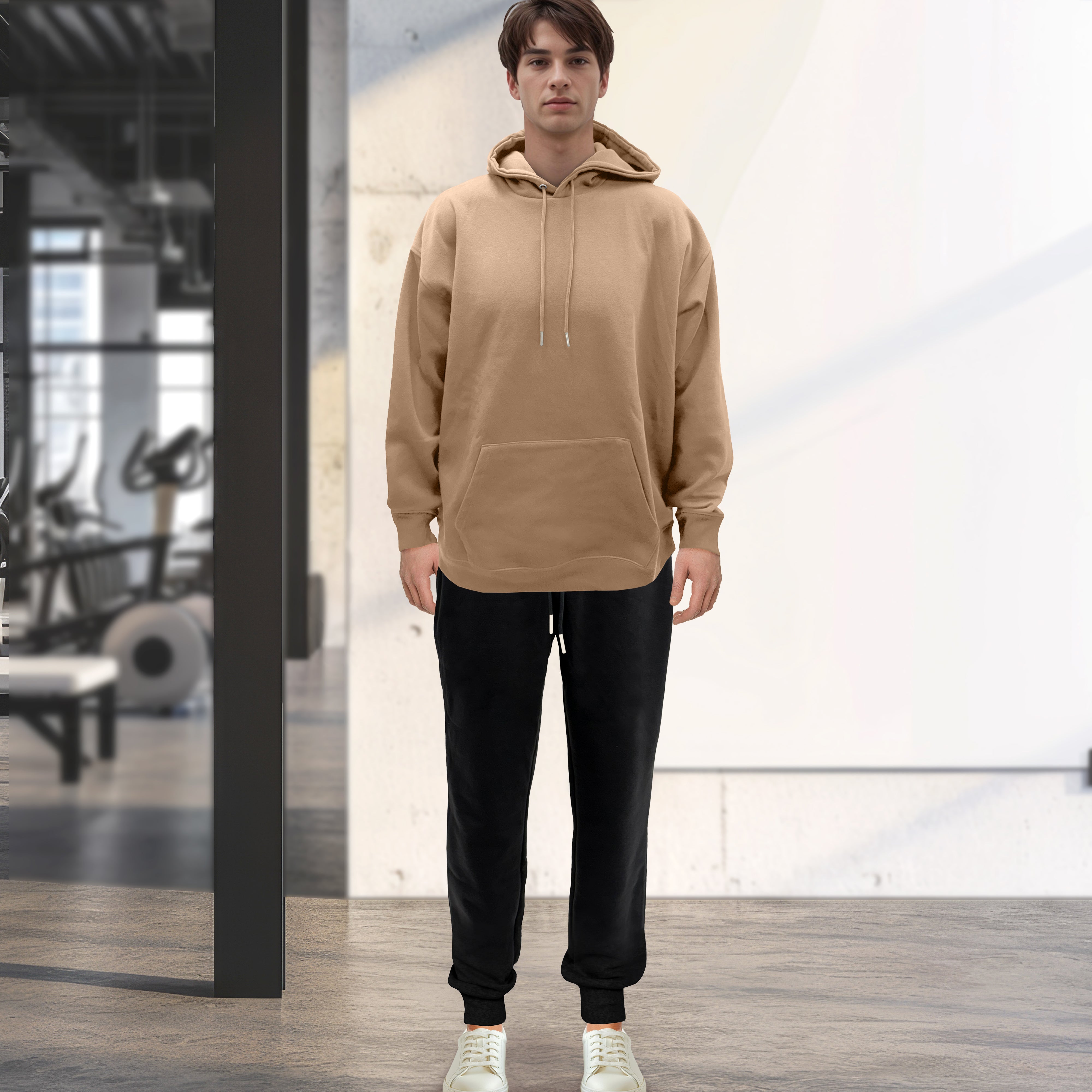 Everlaneas Cotton Active Men Tracksuit 2 Piece Set Athletic Jogging Sweatsuits