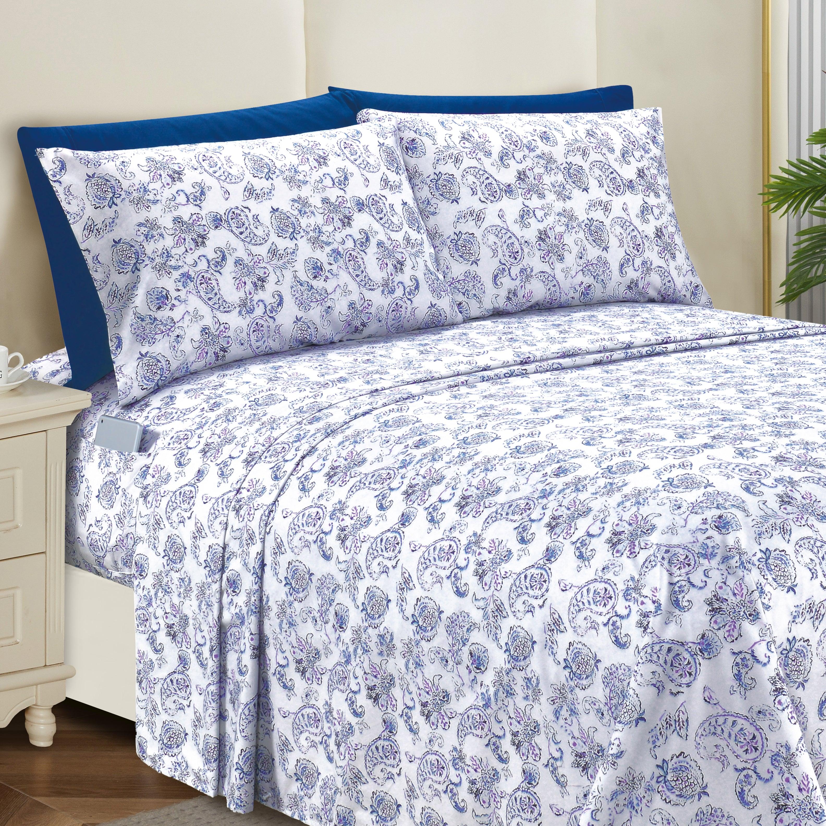 Everlaneas 6-Piece Paisley Printed Pattern - Soft as a Hotel Premium Quality Sheet Set