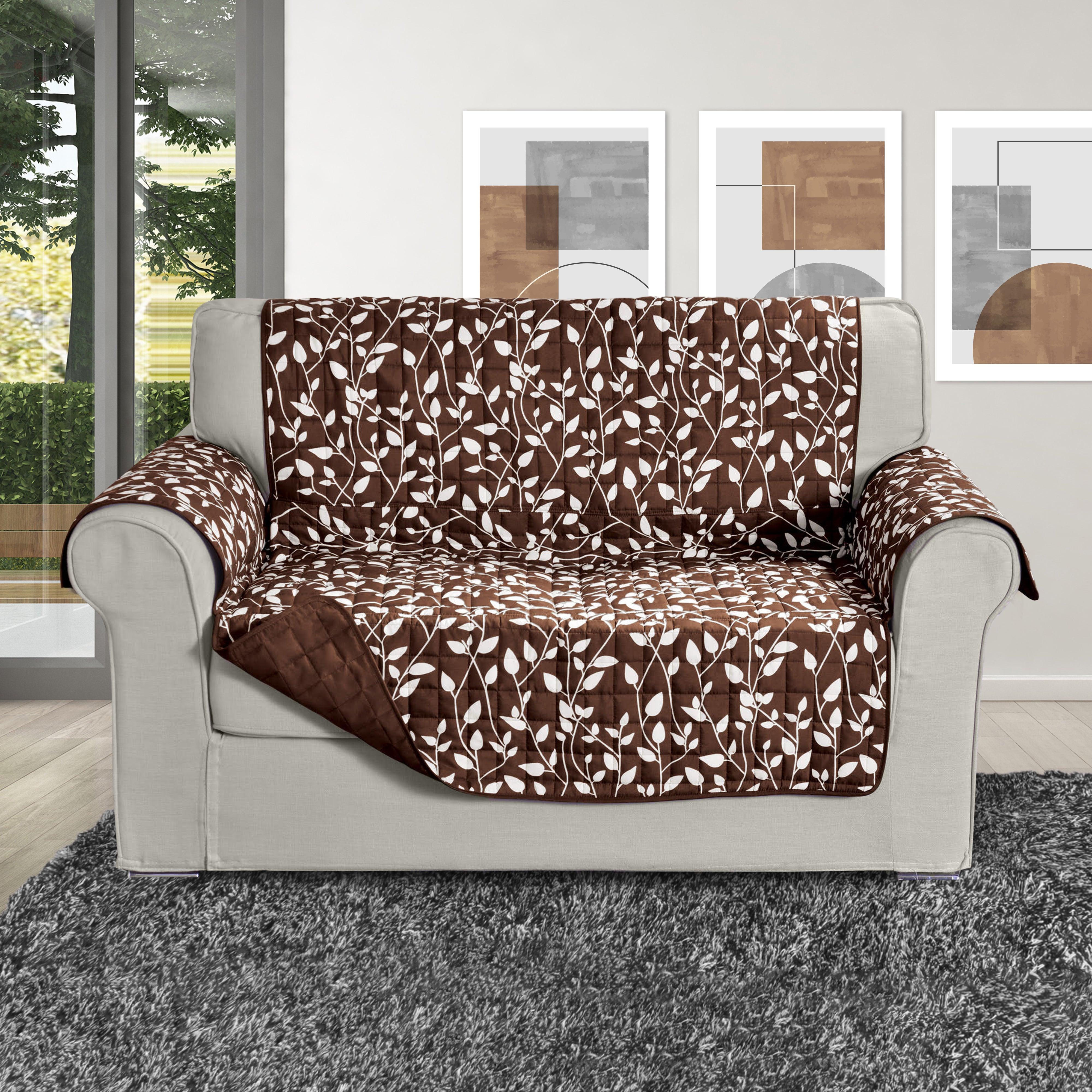 Everlaneas Leaves Design Reversible Smart Furniture Protectors