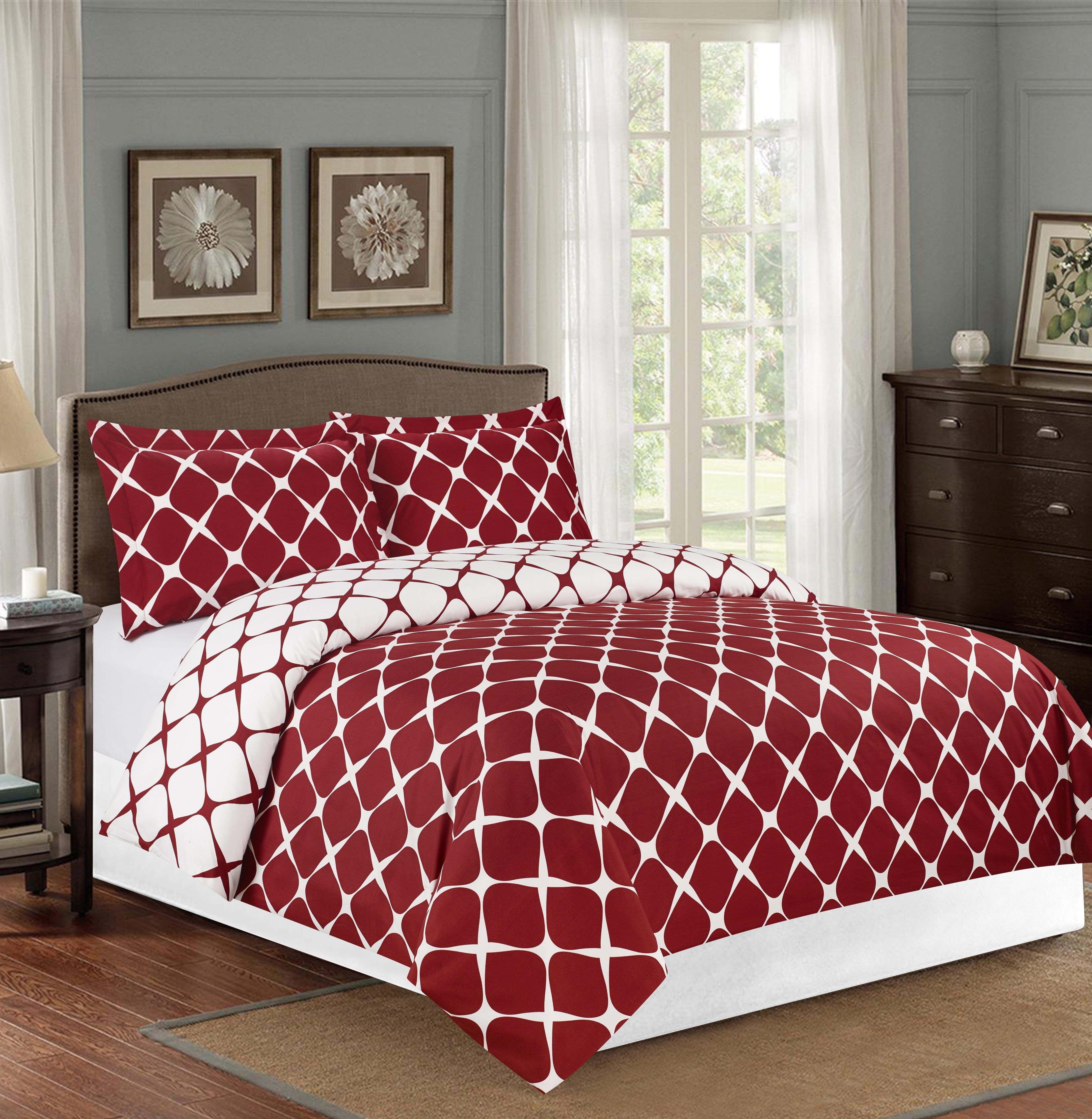 Everlaneas Bloomingdale Pattern, 3-Piece Duvet Cover Set
