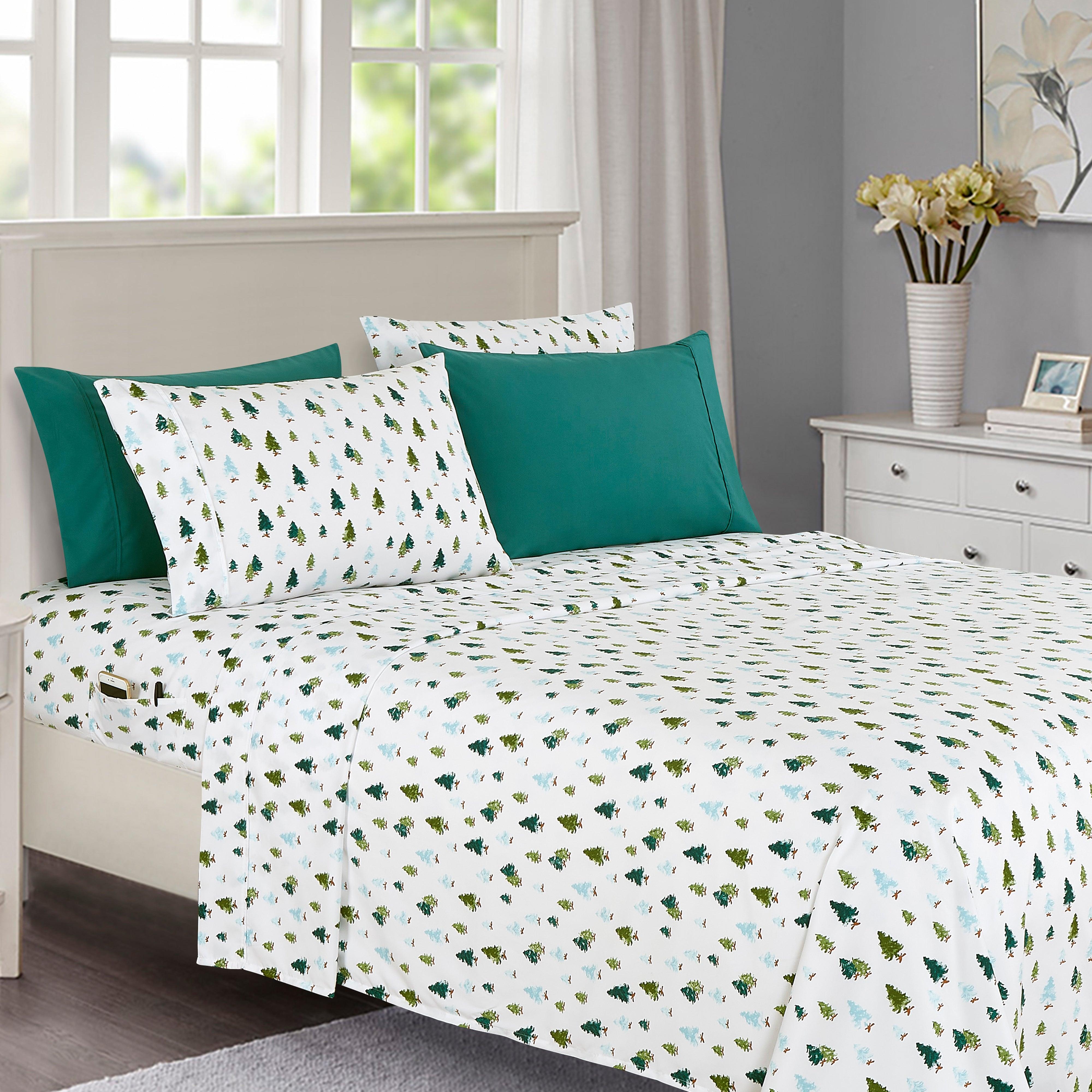 Everlaneas 6-Piece Christmas & Holiday Sheet Set - Soft as a Hotel Premium Quality