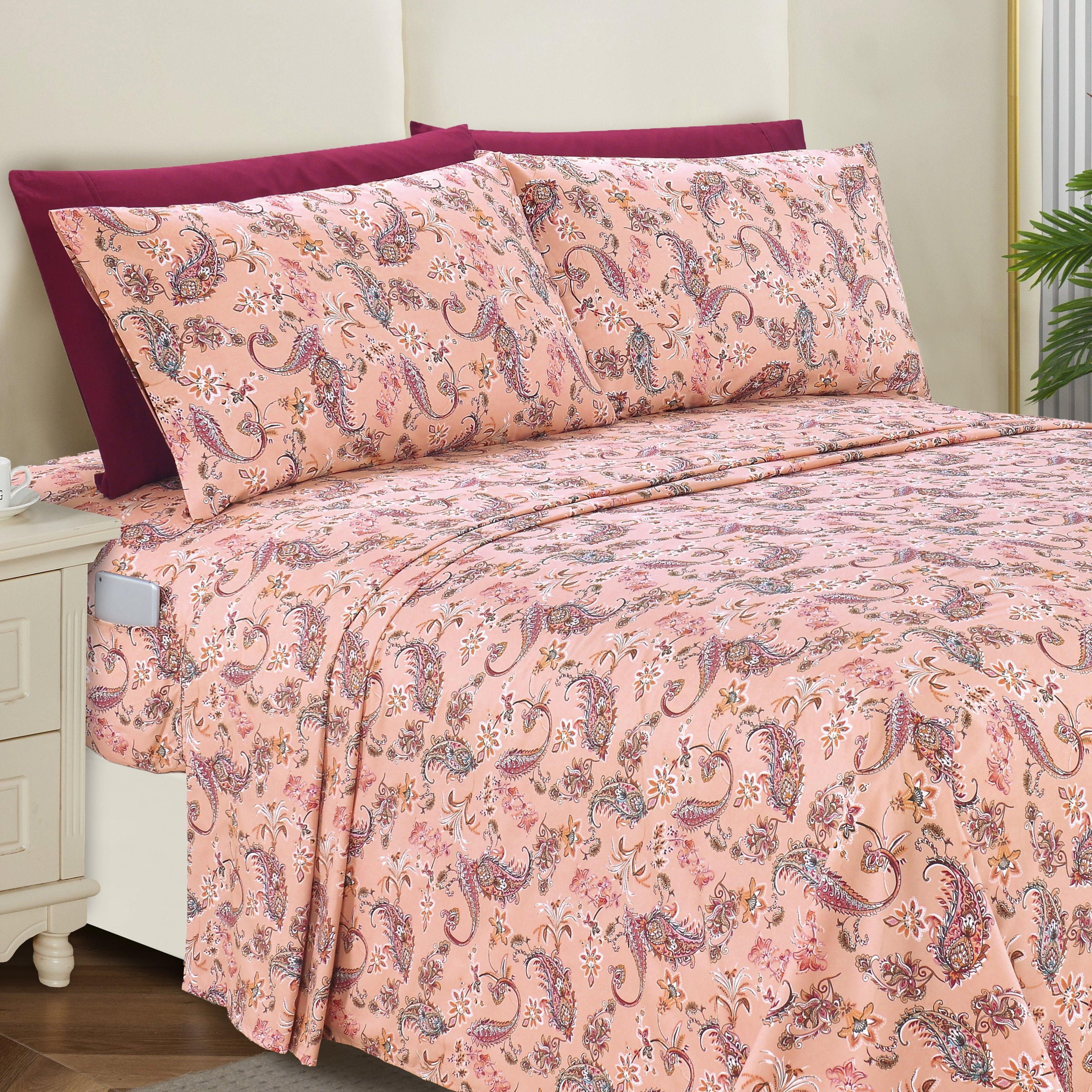 Everlaneas 6-Piece Paisley Printed Pattern - Soft as a Hotel Premium Quality Sheet Set