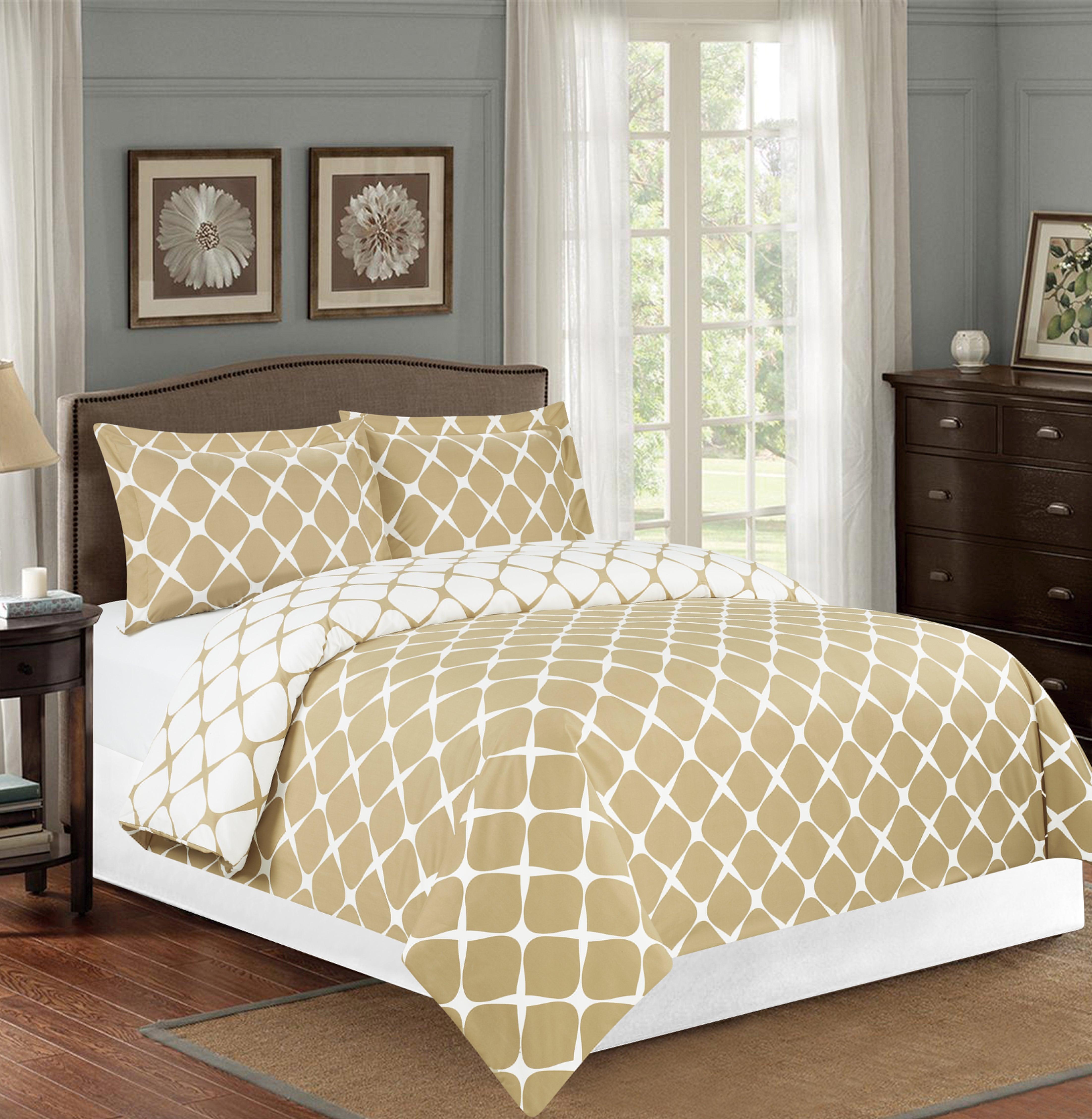 Everlaneas Bloomingdale Pattern, 3-Piece Duvet Cover Set
