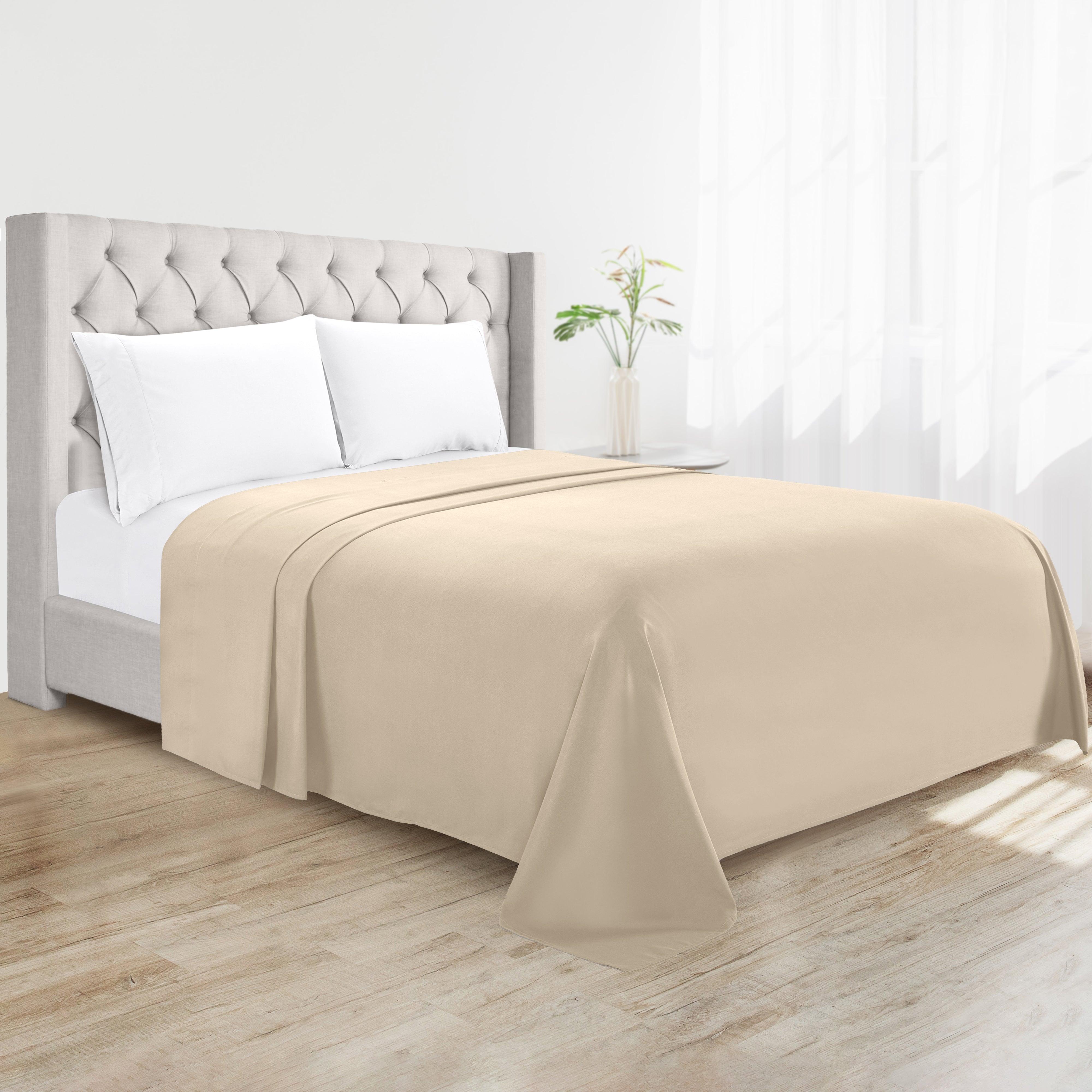 Everlaneas Essential Single Flat Sheet - Premium Hotel Quality