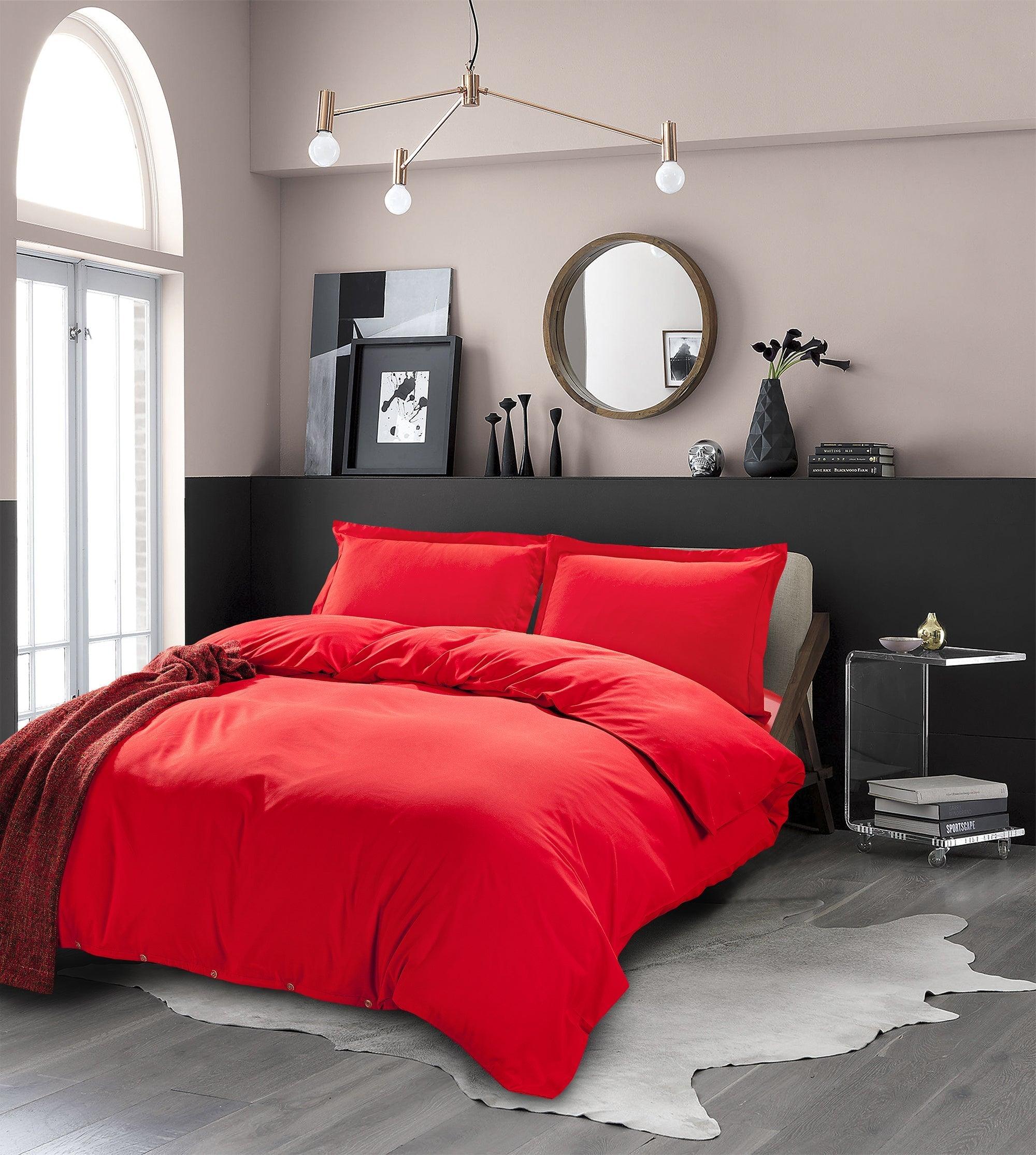 Everlaneas Essential 3-Piece Solid Duvet Cover Set