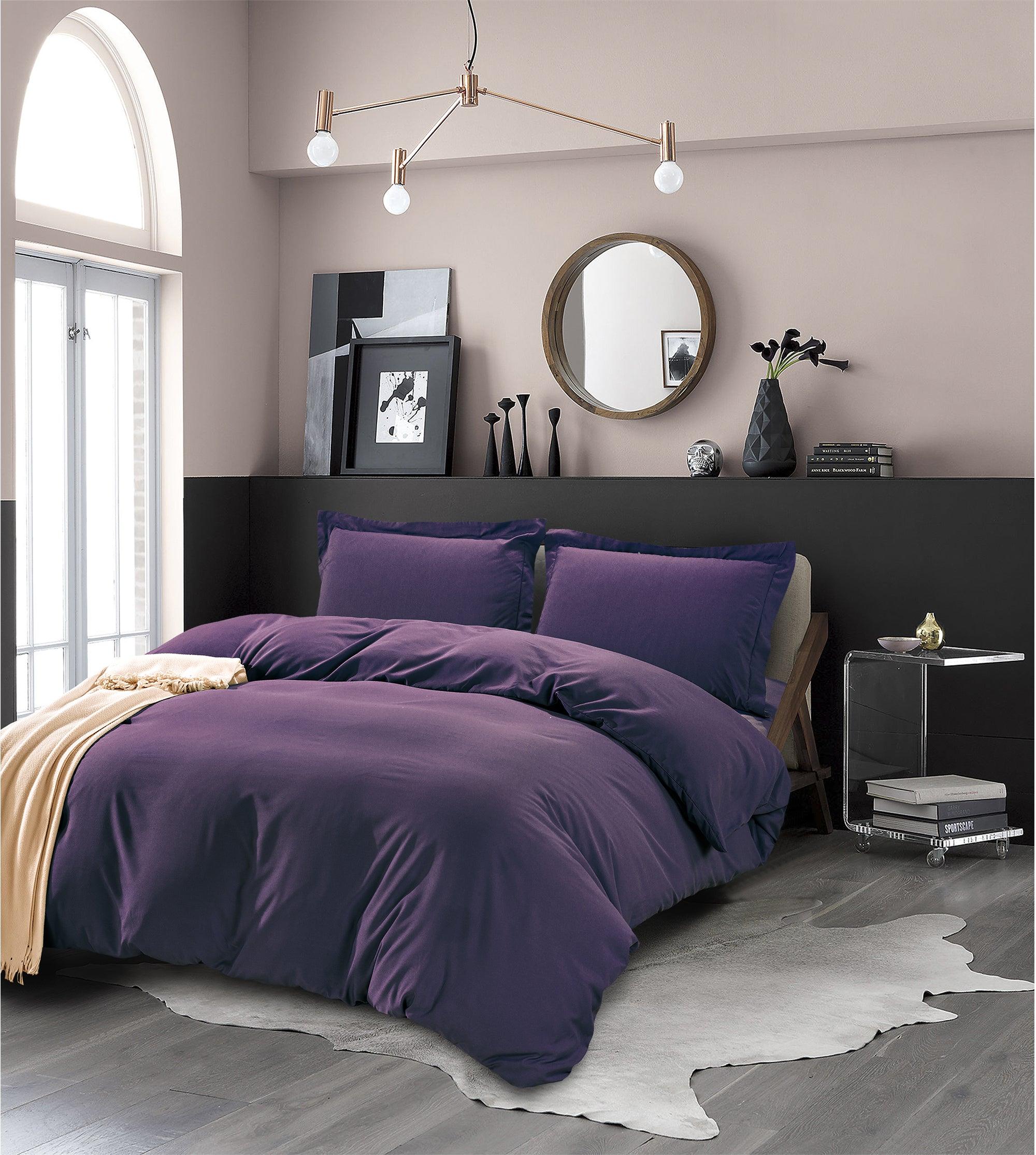 Everlaneas Essential 3-Piece Solid Duvet Cover Set