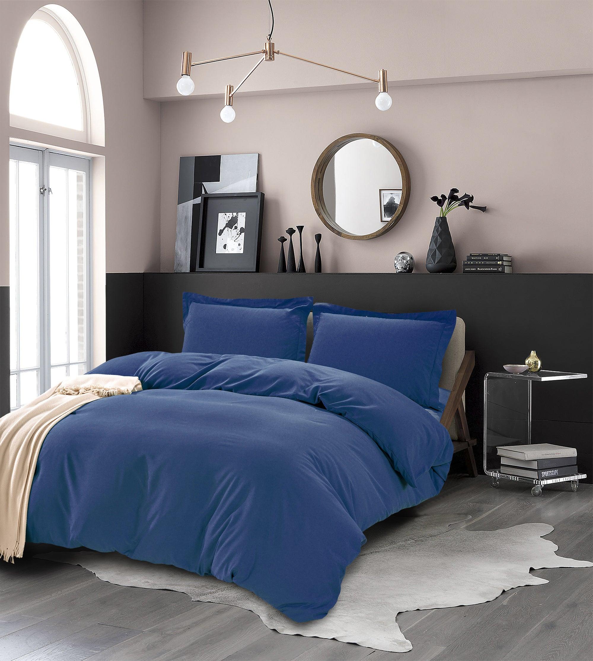 Everlaneas Essential 3-Piece Solid Duvet Cover Set