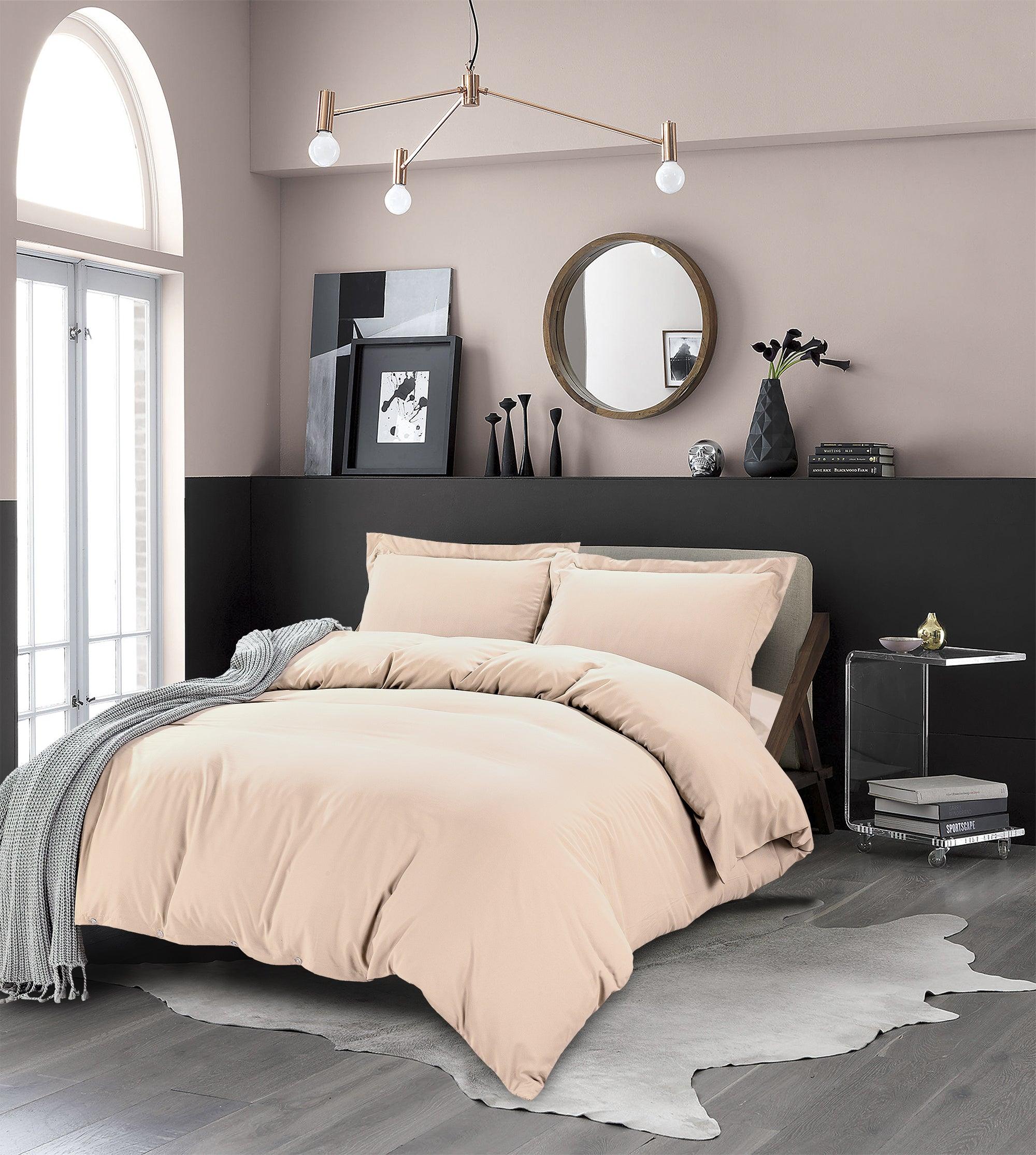 Everlaneas Essential 3-Piece Solid Duvet Cover Set