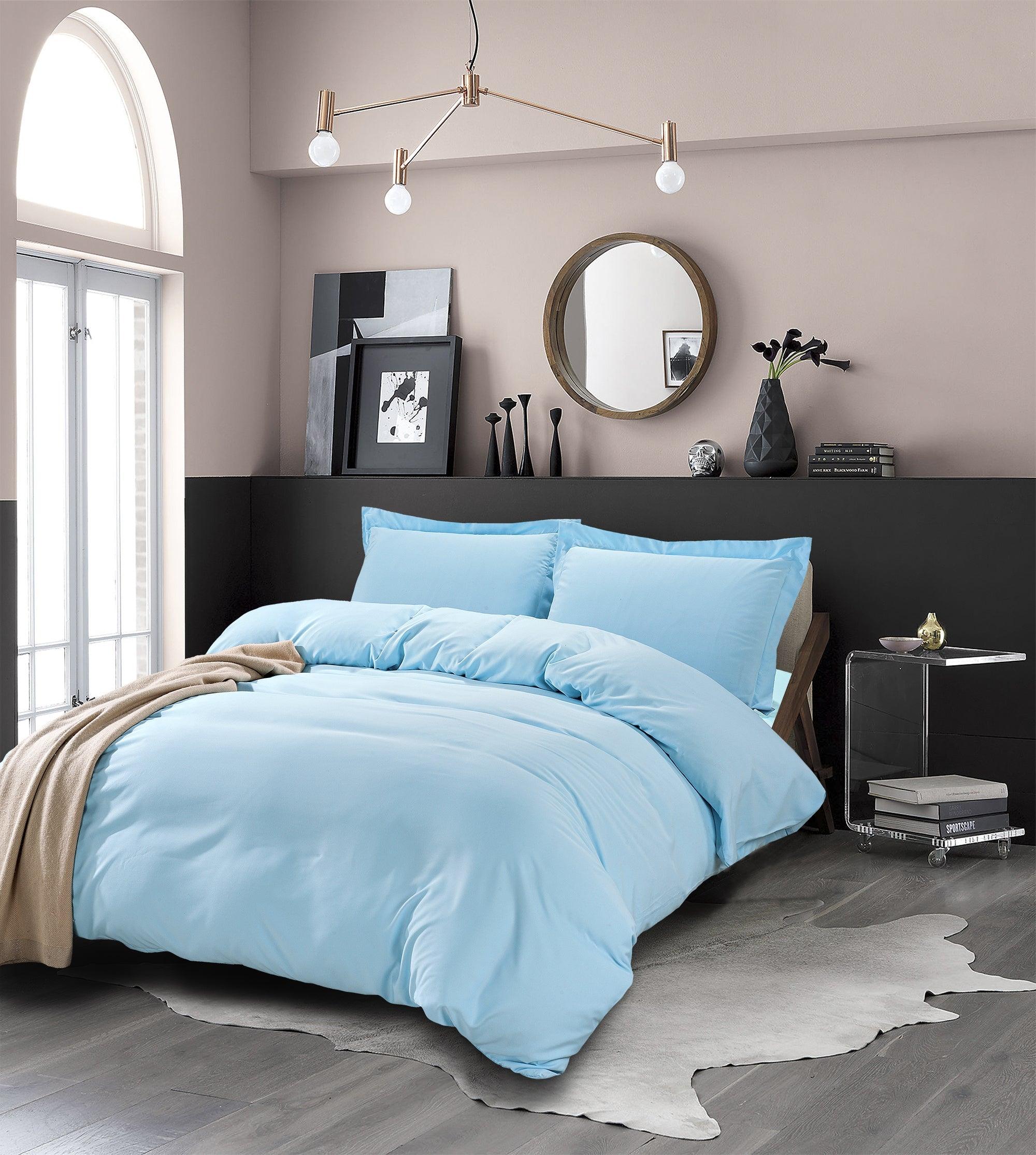 Everlaneas Essential 3-Piece Solid Duvet Cover Set