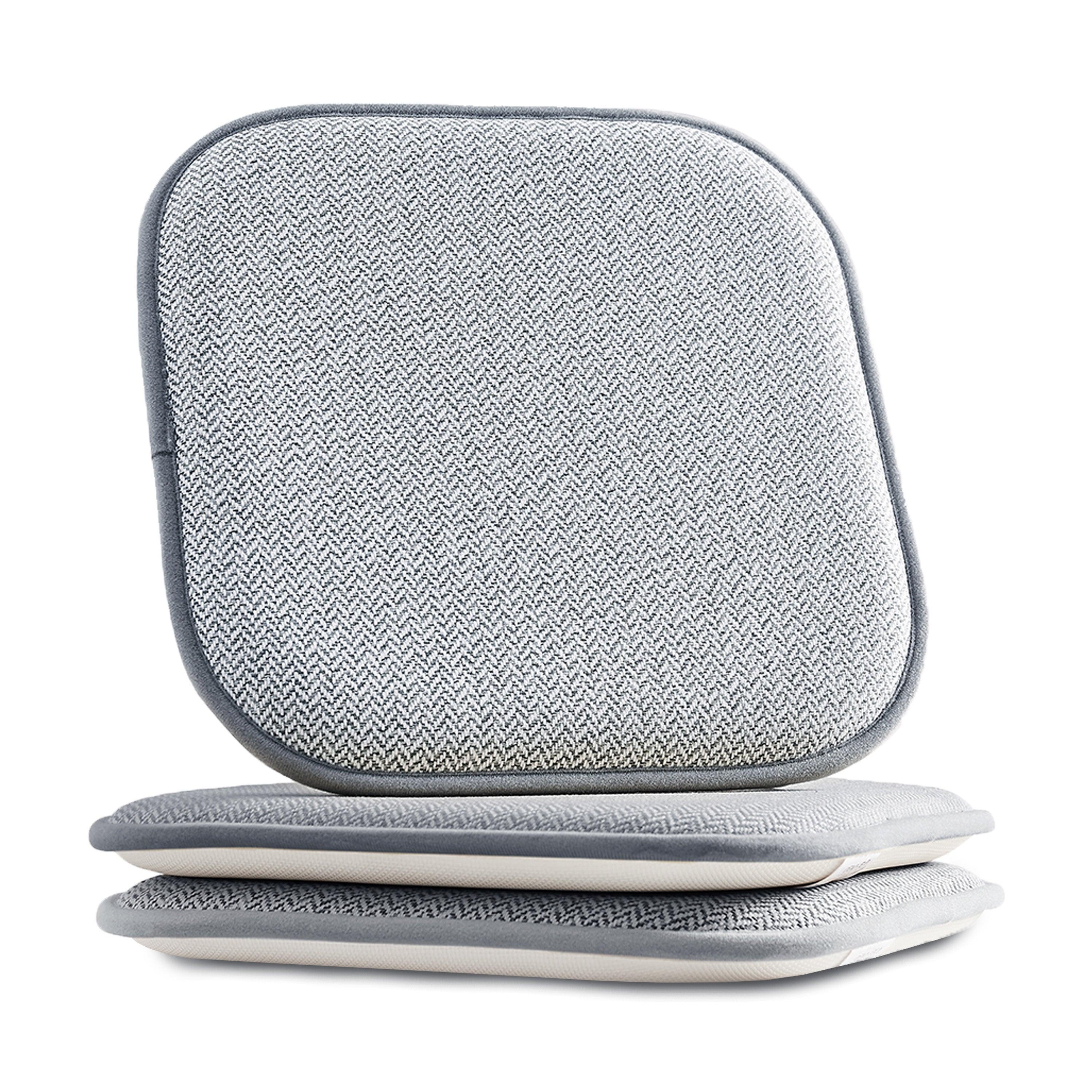 Everlaneas 2 Pack Textured Chair Cushion Covers - Skid-Proof Rubber Backing