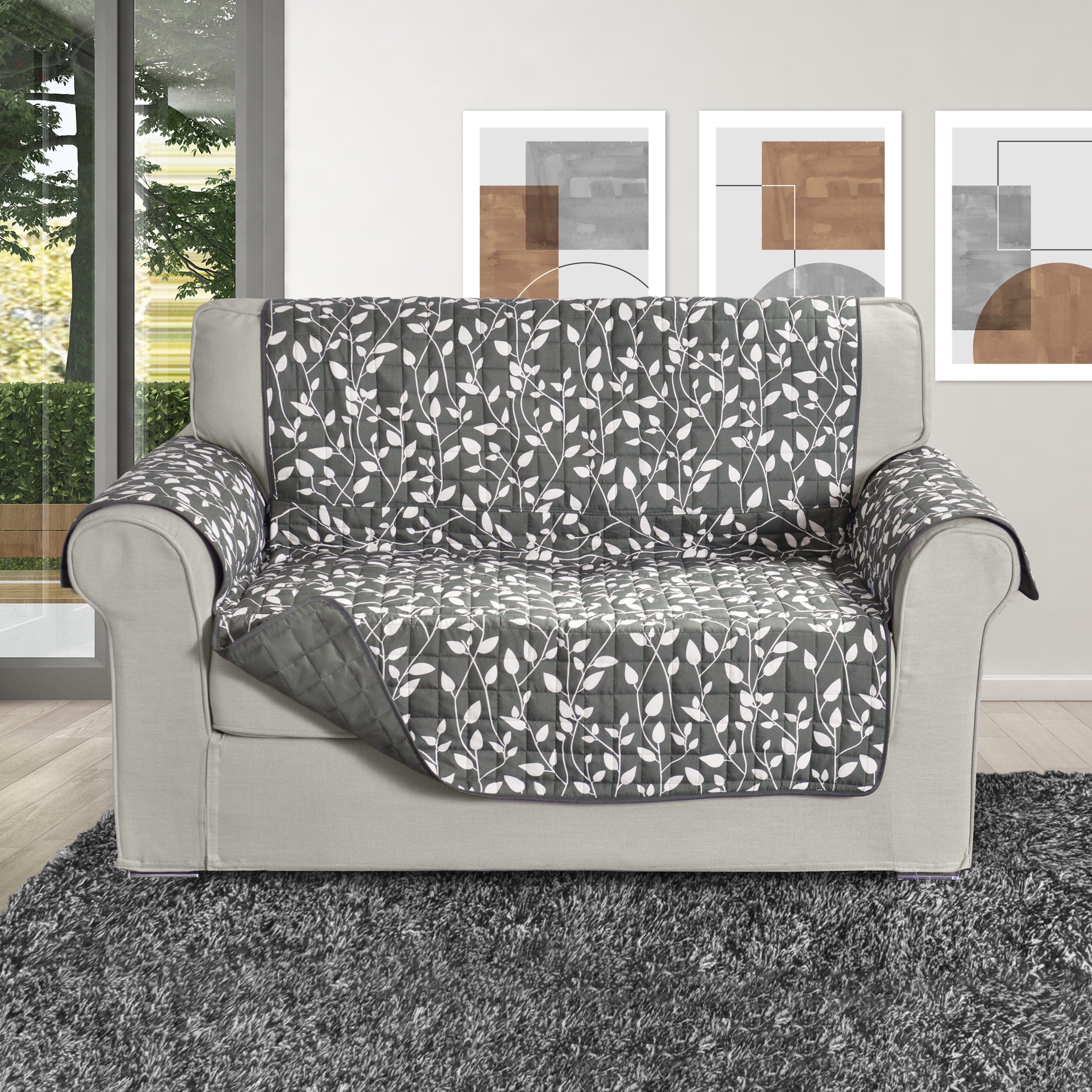 Everlaneas Leaves Design Reversible Smart Furniture Protectors