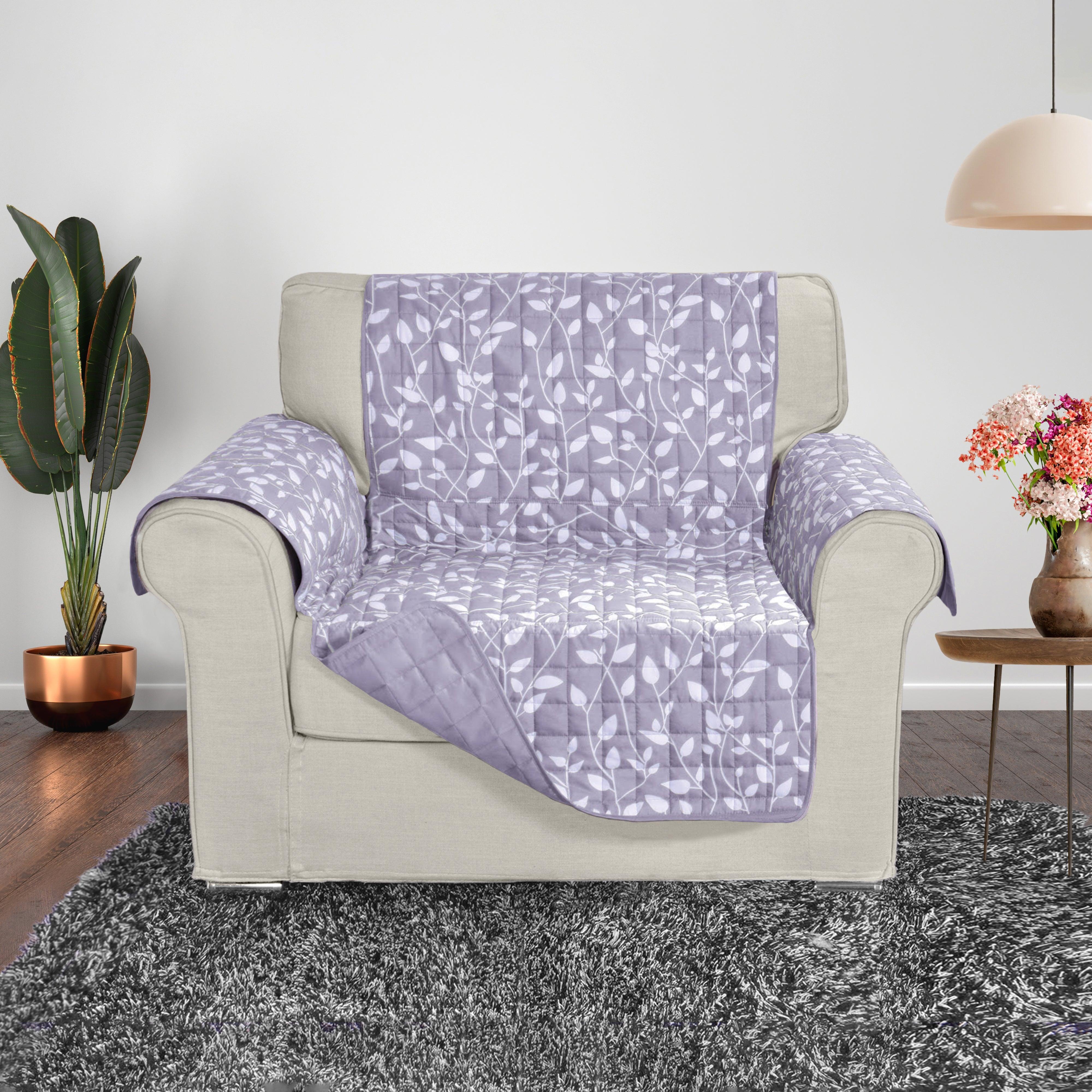 Everlaneas Leaves Design Reversible Smart Furniture Protectors