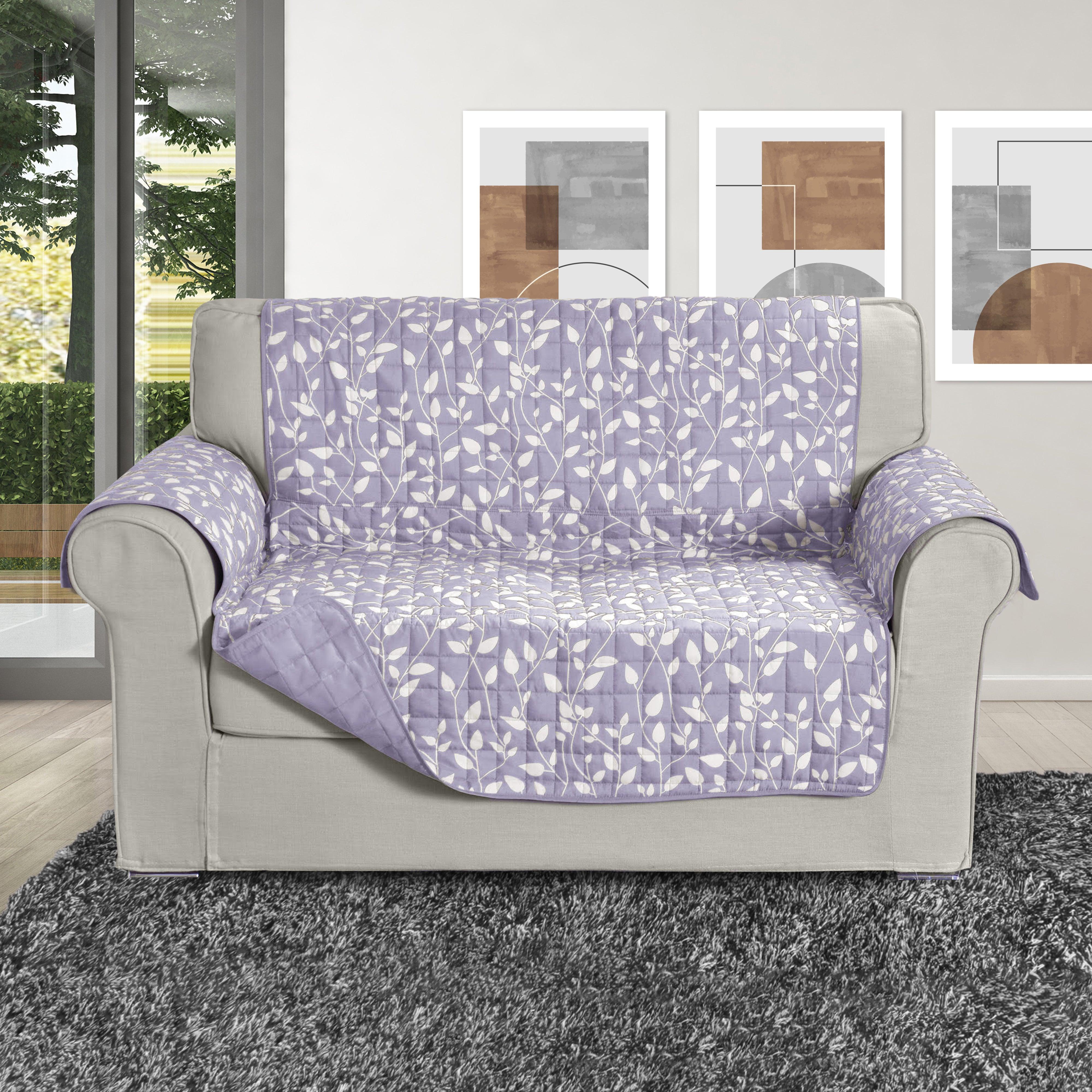 Everlaneas Leaves Design Reversible Smart Furniture Protectors