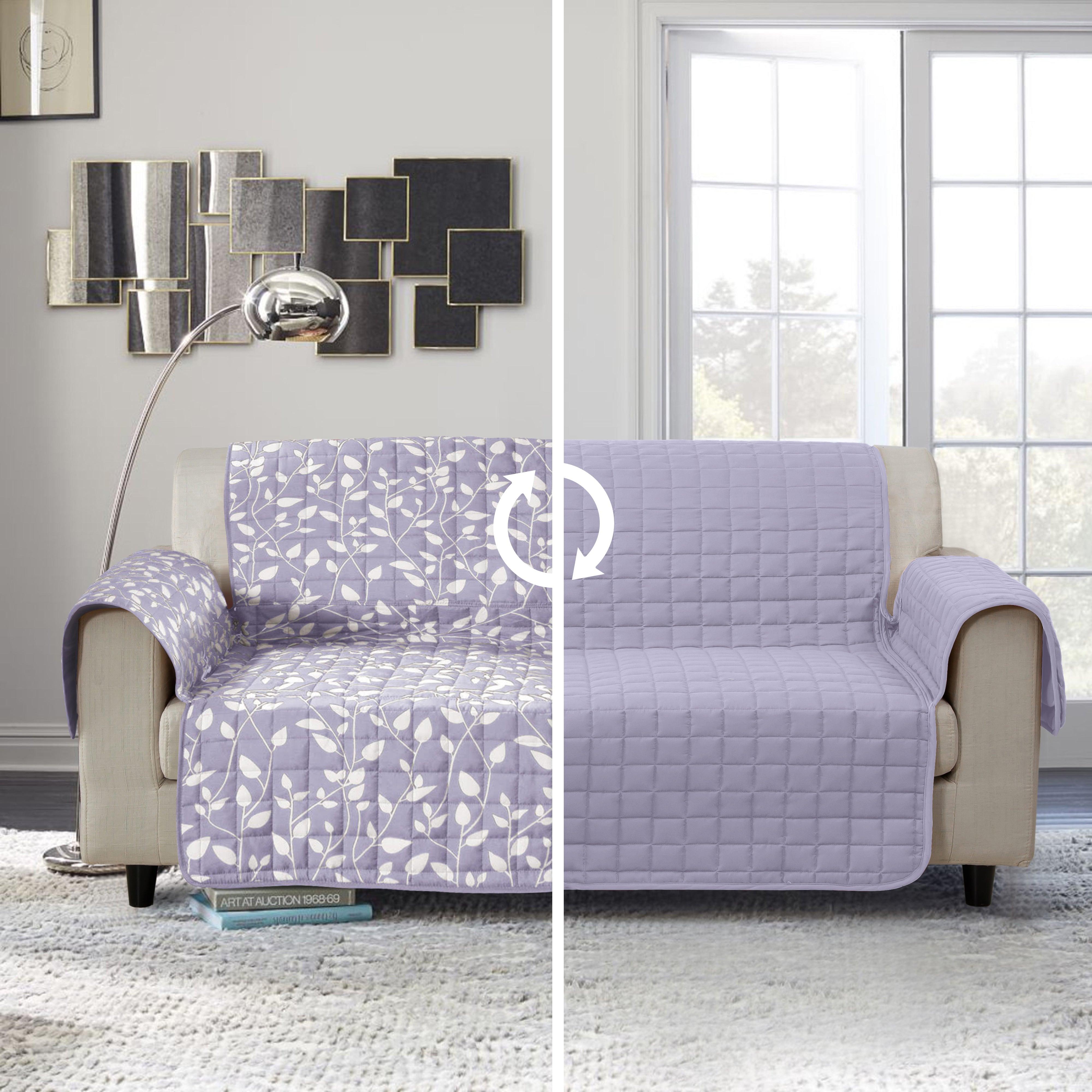 Everlaneas Leaves Design Reversible Smart Furniture Protectors