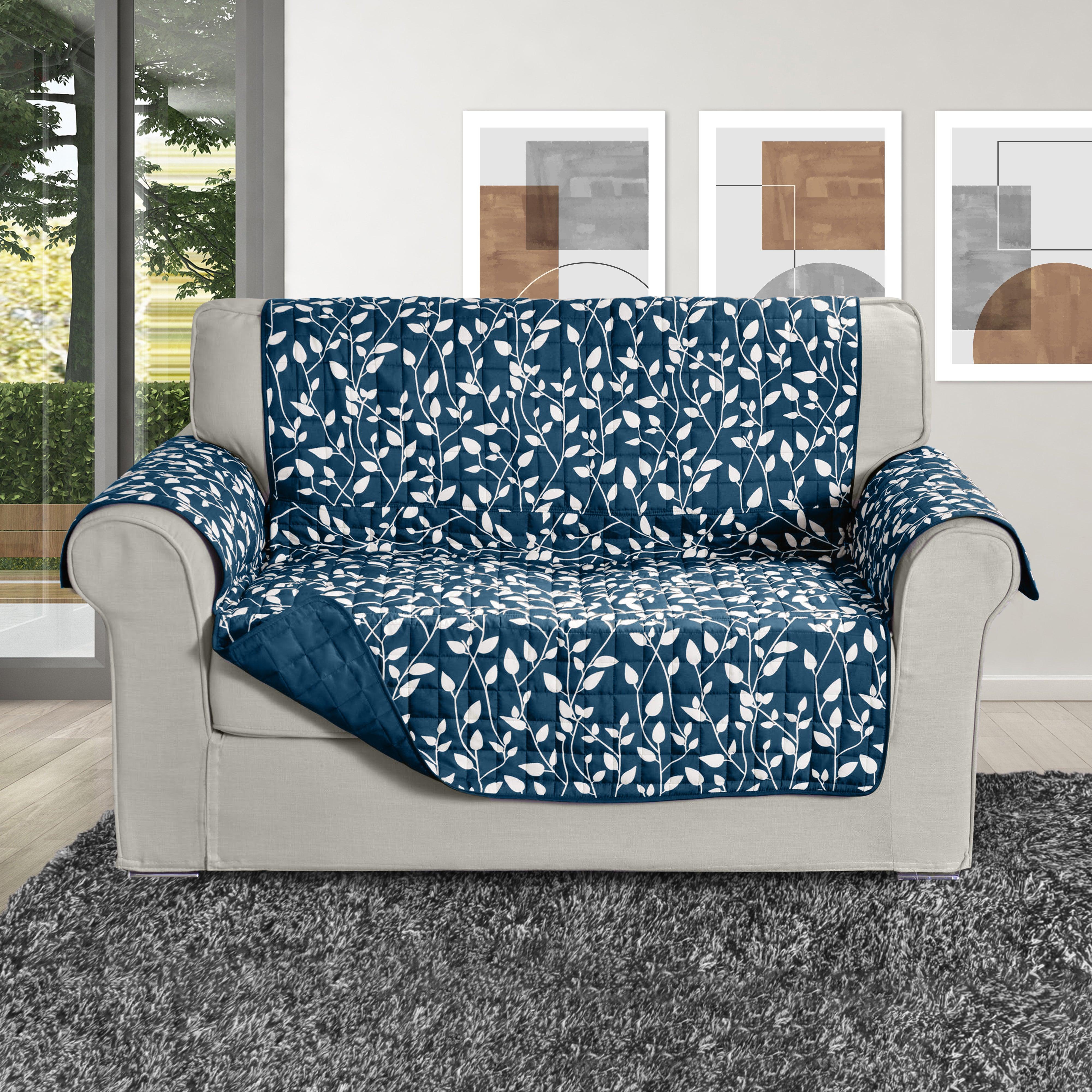 Everlaneas Leaves Design Reversible Smart Furniture Protectors