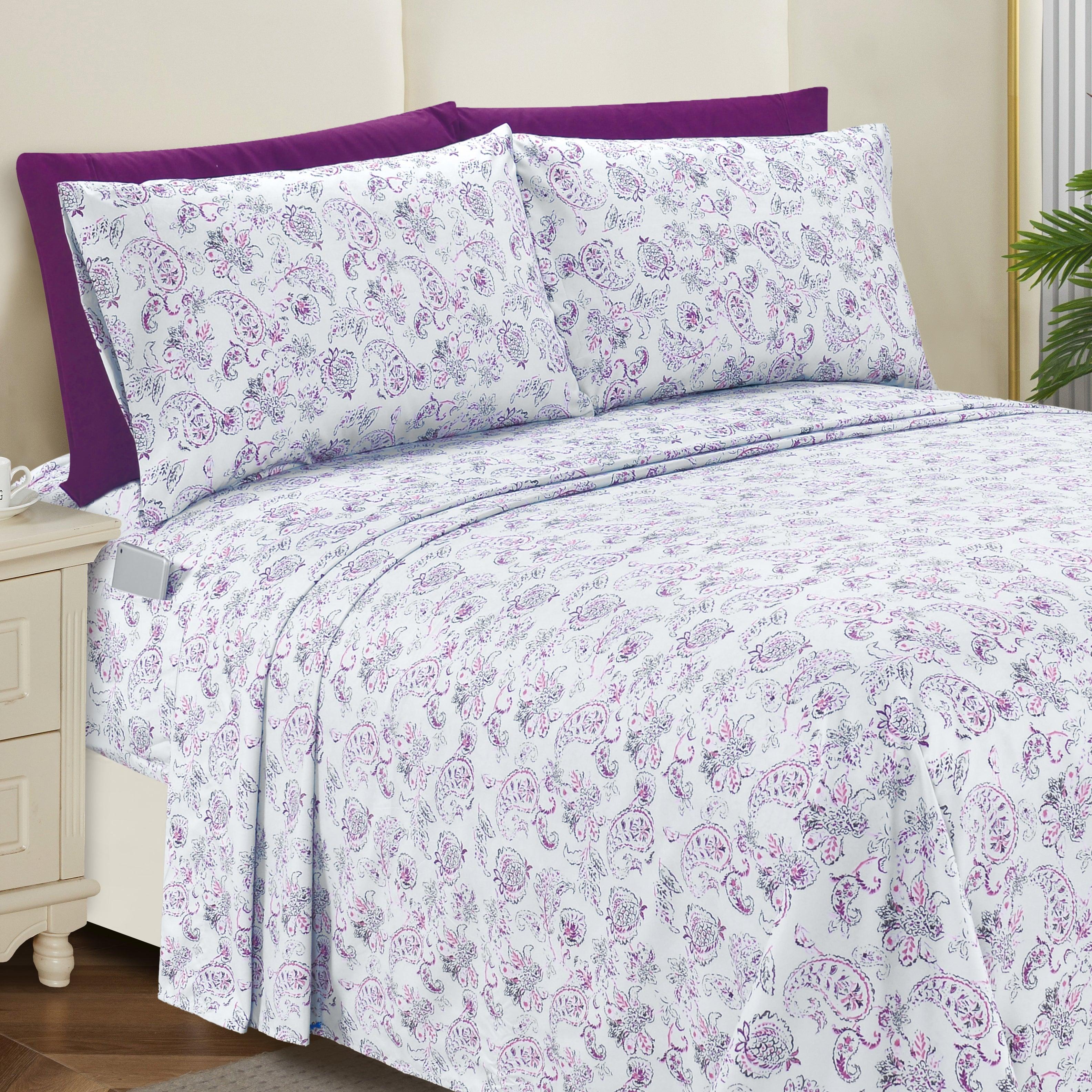 Everlaneas 6-Piece Paisley Printed Pattern - Soft as a Hotel Premium Quality Sheet Set