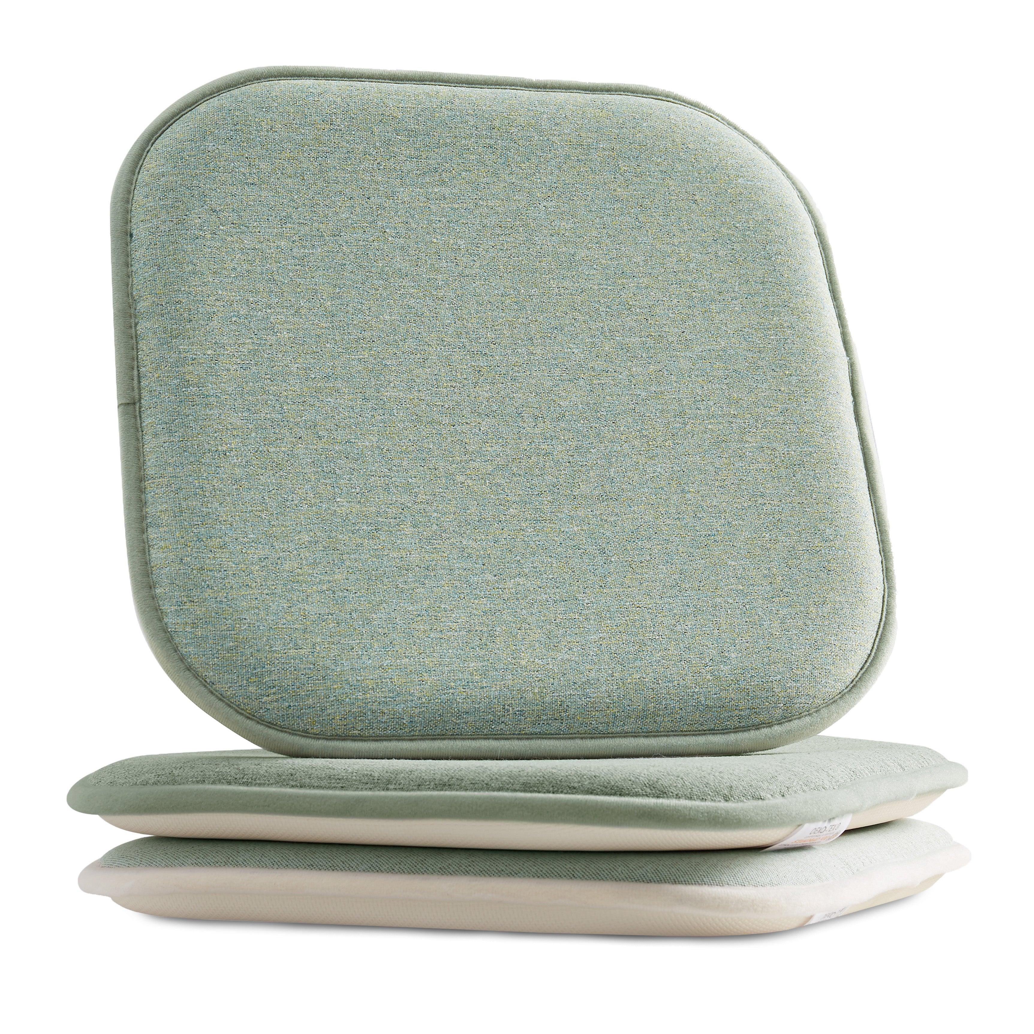 Everlaneas 2 Pack Textured Chair Cushion Covers - Skid-Proof Rubber Backing