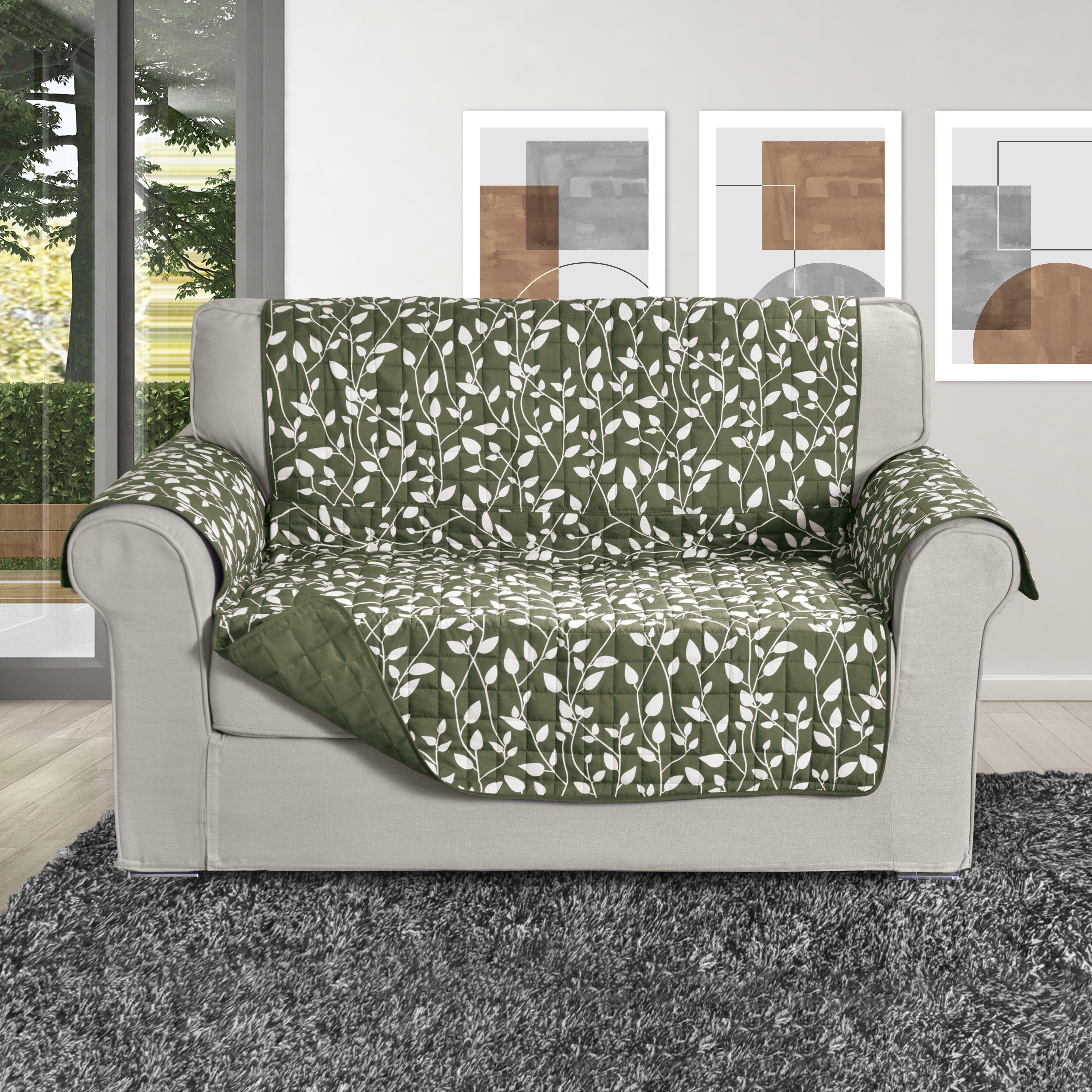Everlaneas Leaves Design Reversible Smart Furniture Protectors