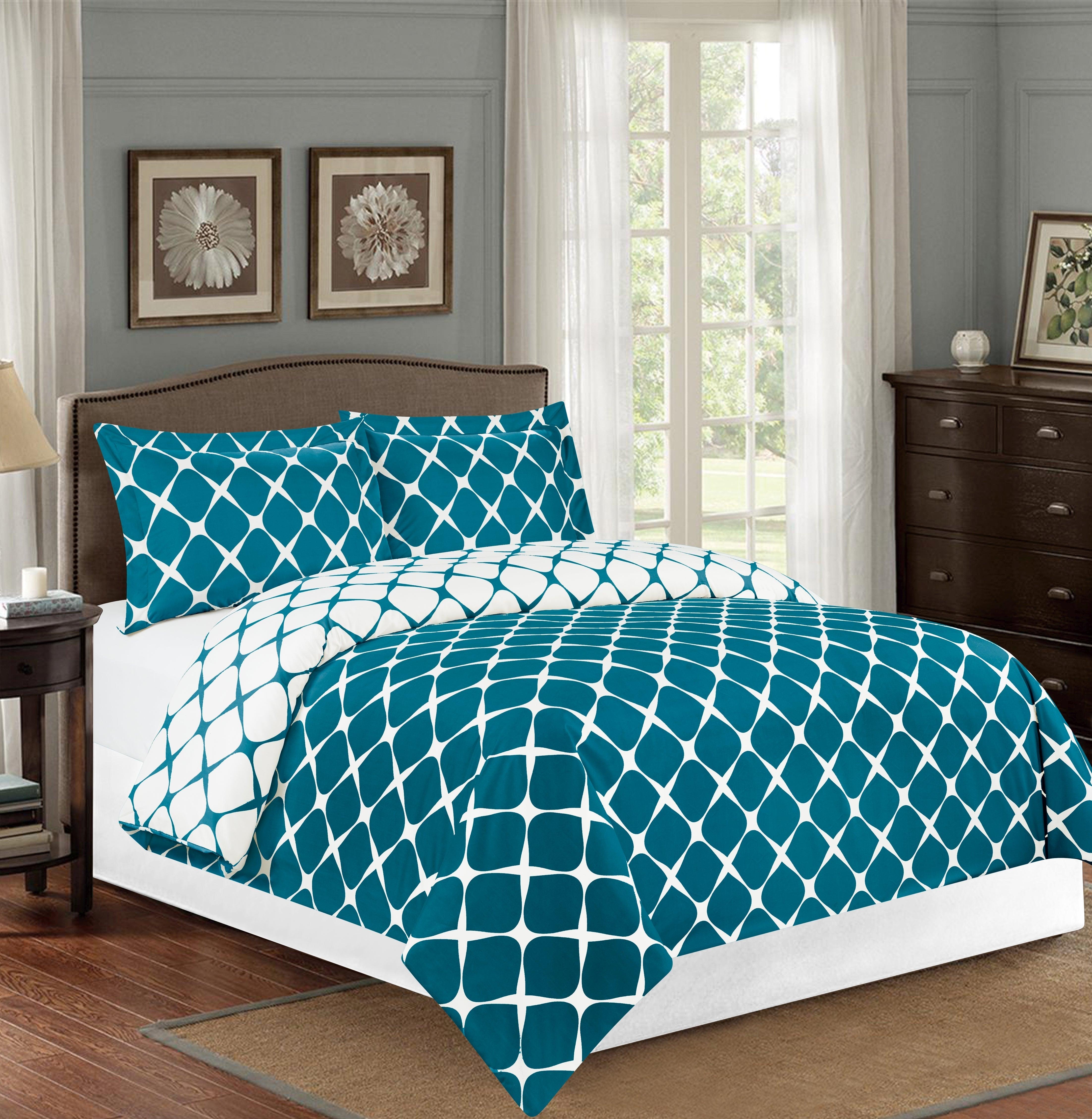 Everlaneas Bloomingdale Pattern, 3-Piece Duvet Cover Set