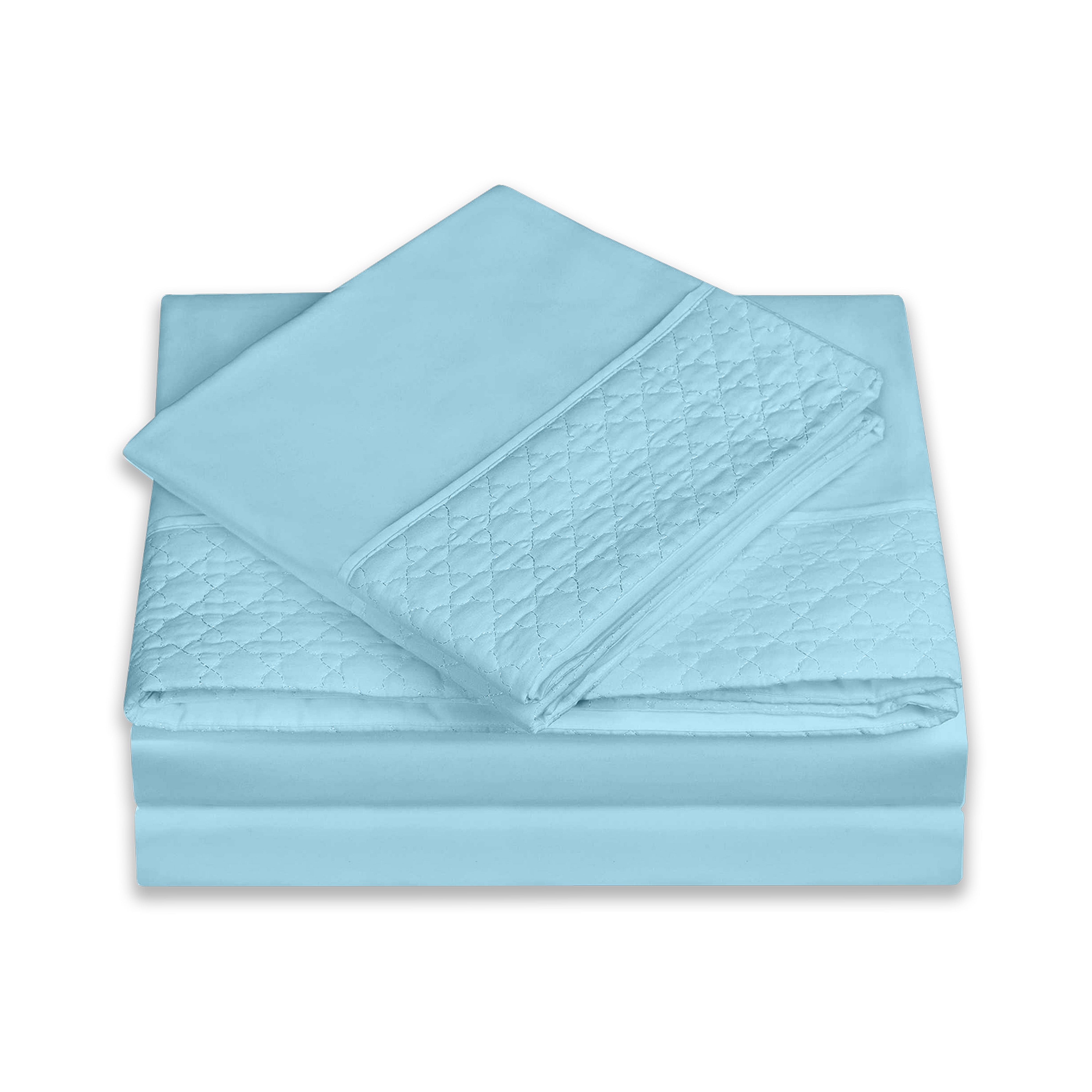 Everlaneas Quilted 4-Piece Sheet Set, Premium Hotel Quality