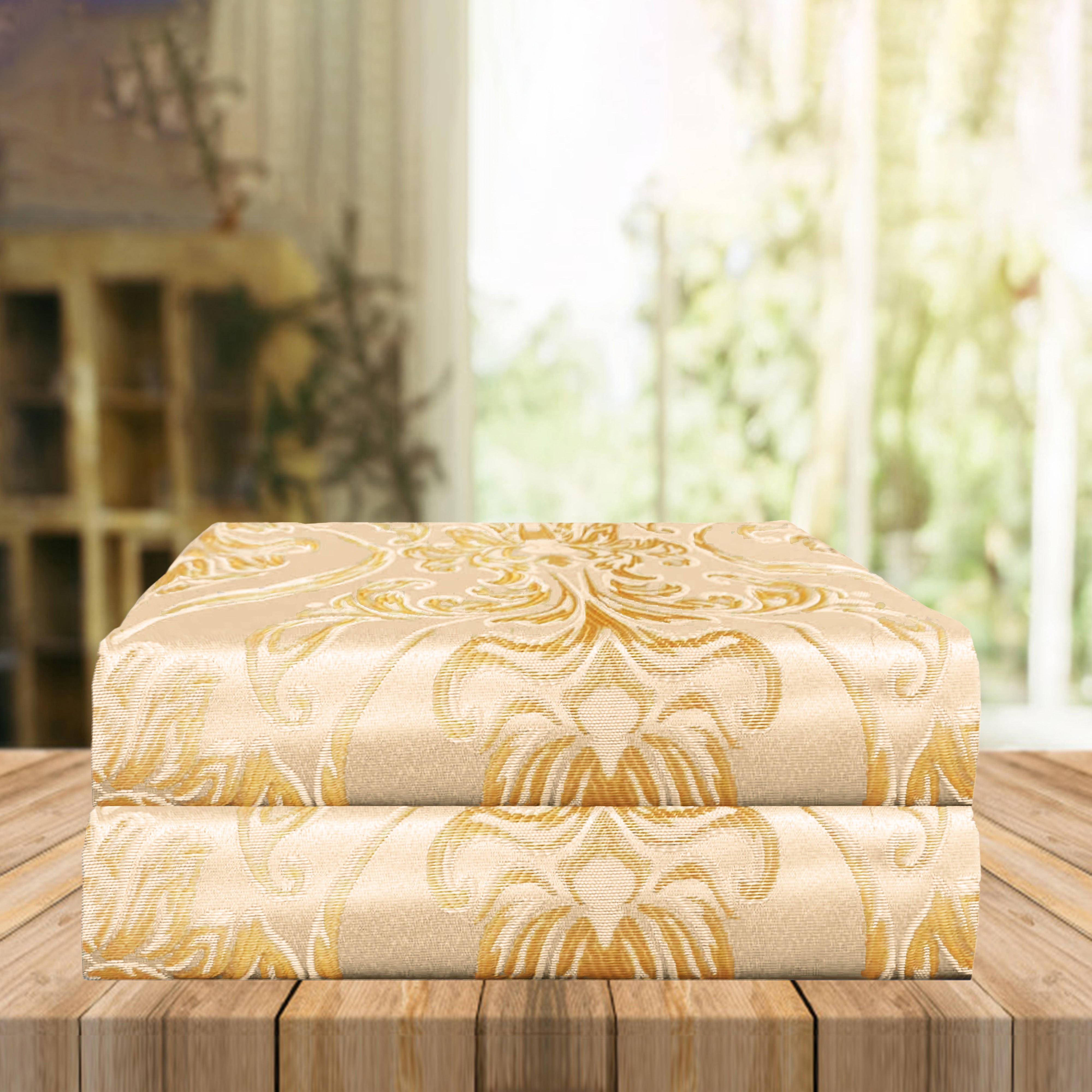 Everlaneas Set of 2 Penelope Jacquard Look Curtain Panels - 54" W x 84" L