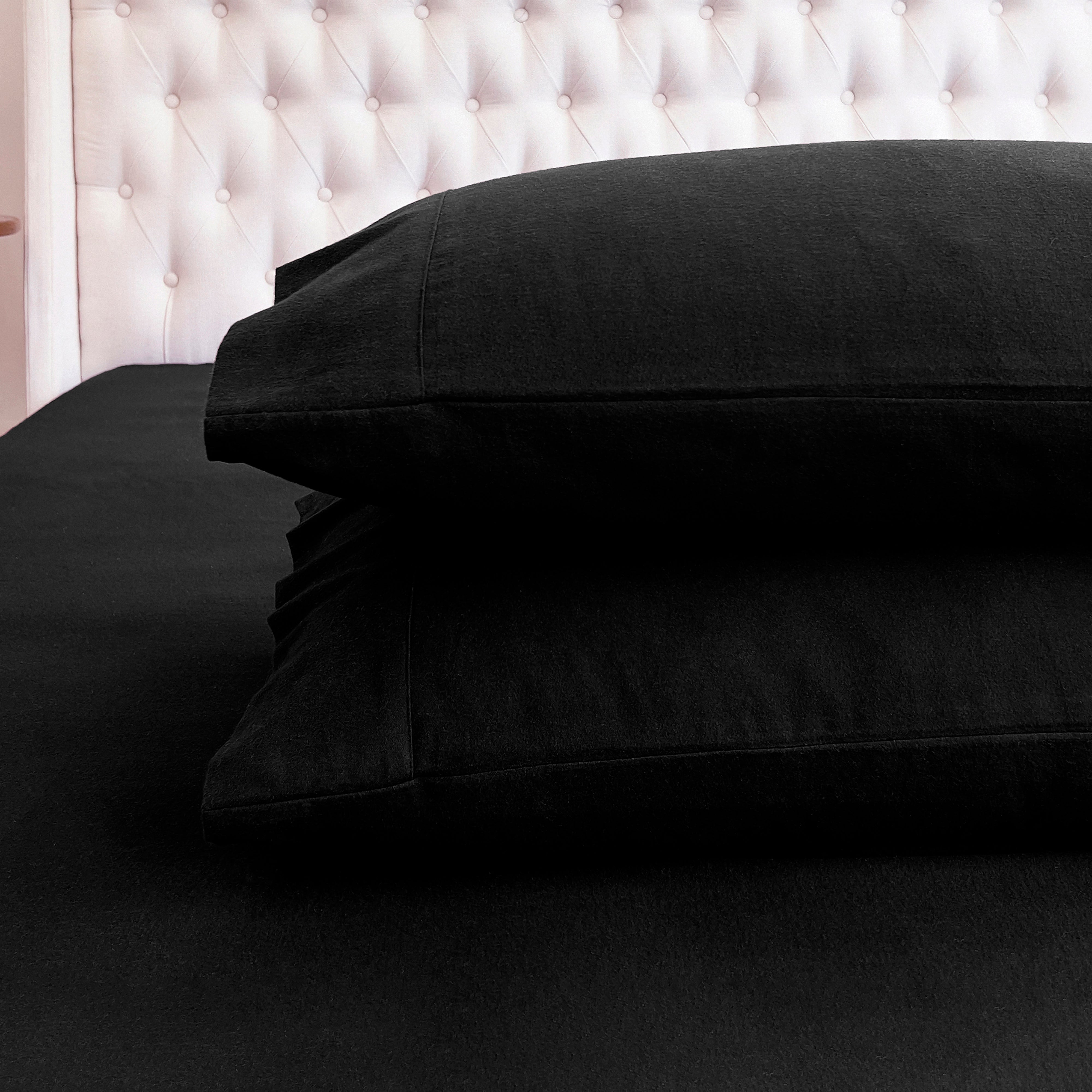 Everlaneas 4-Piece Cotton Flannel Sheet Set - 100% Turkish Cotton