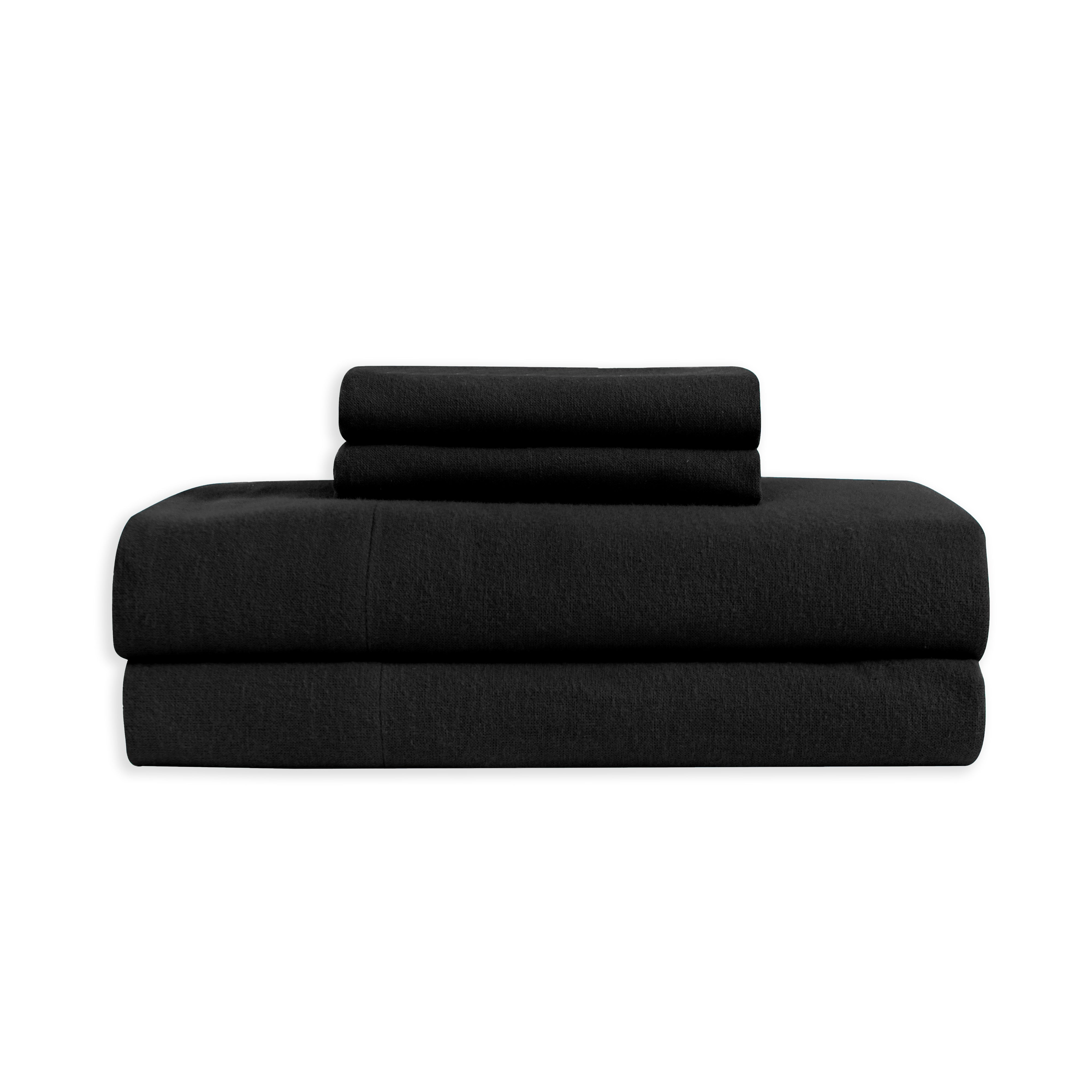 Everlaneas 4-Piece Cotton Flannel Sheet Set - 100% Turkish Cotton