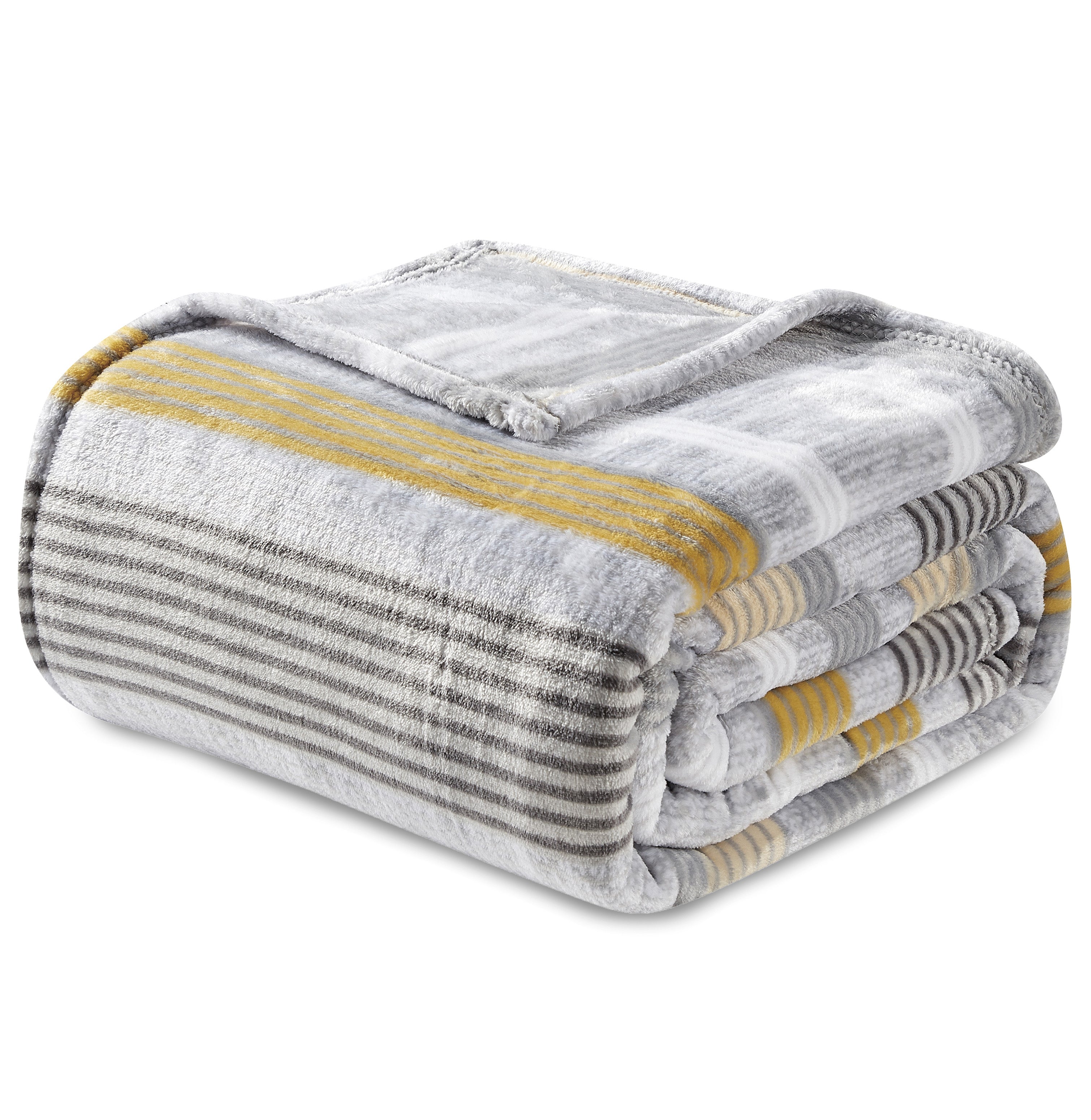 Everlaneas Printed Bed or Oversized Couch Blanket - Lightweight for All Season Warmth