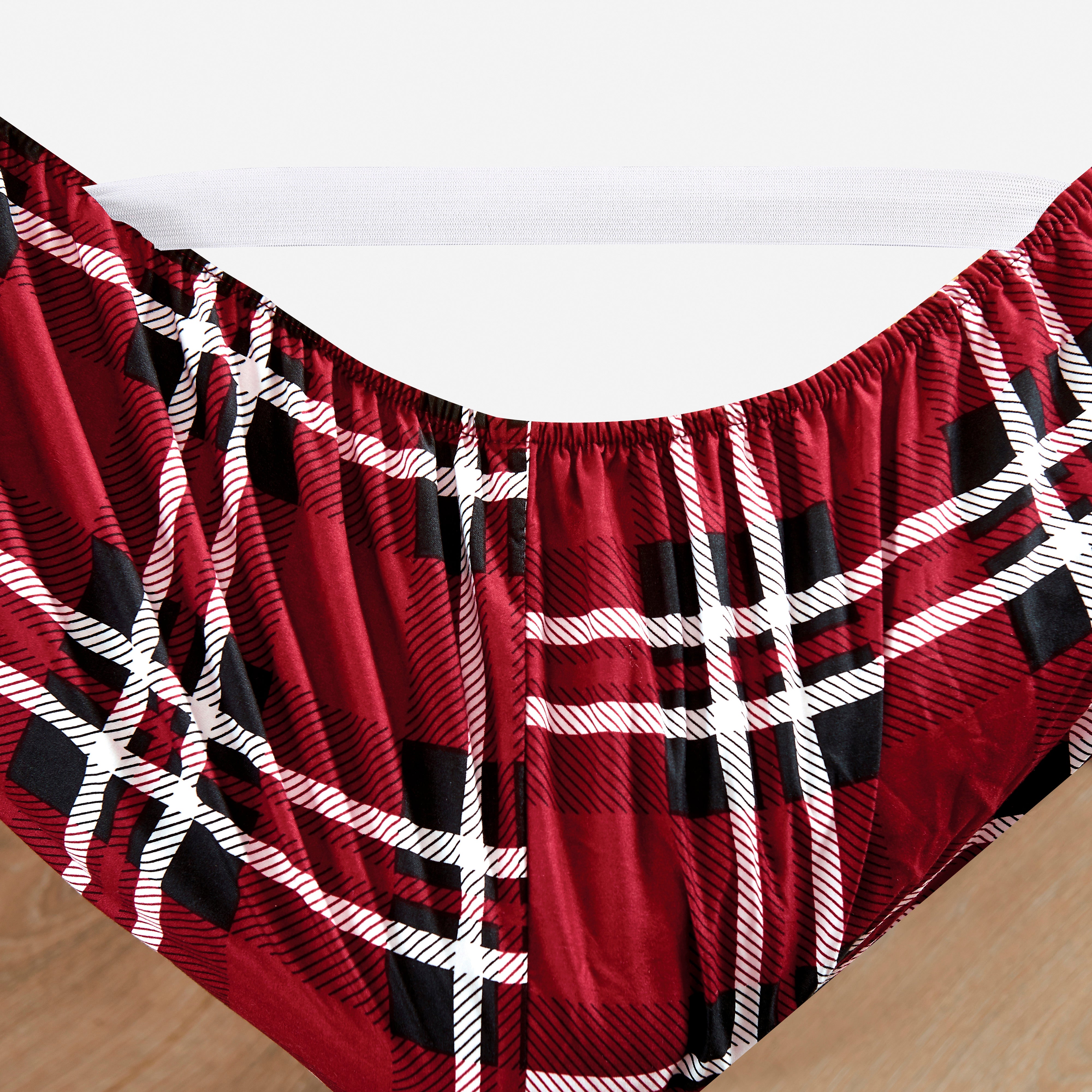 Everlaneas 6-Piece Plaid Pattern Bed Sheet Set - Soft as a Hotel Premium Quality