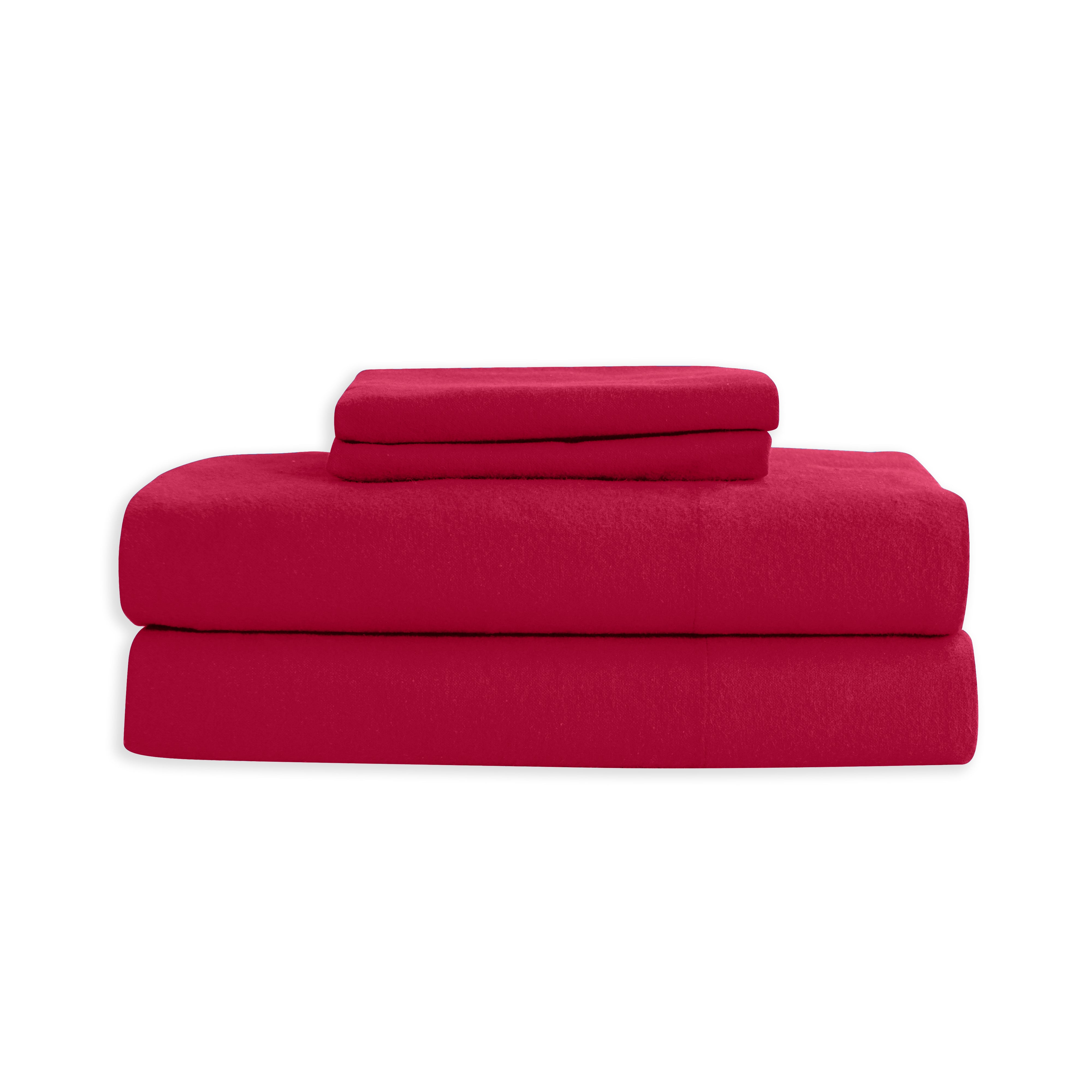 Everlaneas 4-Piece Cotton Flannel Sheet Set - 100% Turkish Cotton