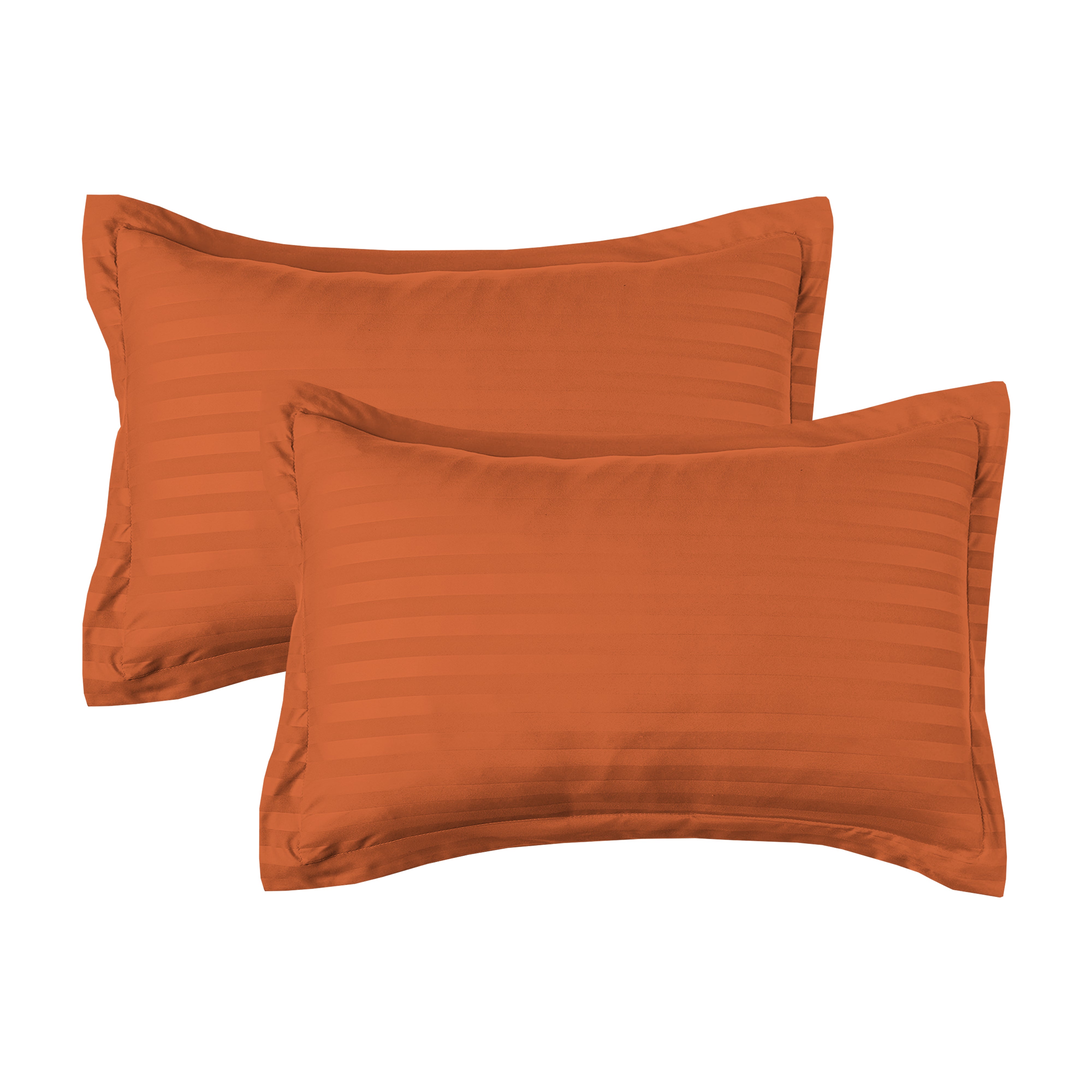 Everlaneas 8-Piece Dobby Stripe Comforter Set - Includes 4-Piece Sheet Set with Double Sided Storage Pockets