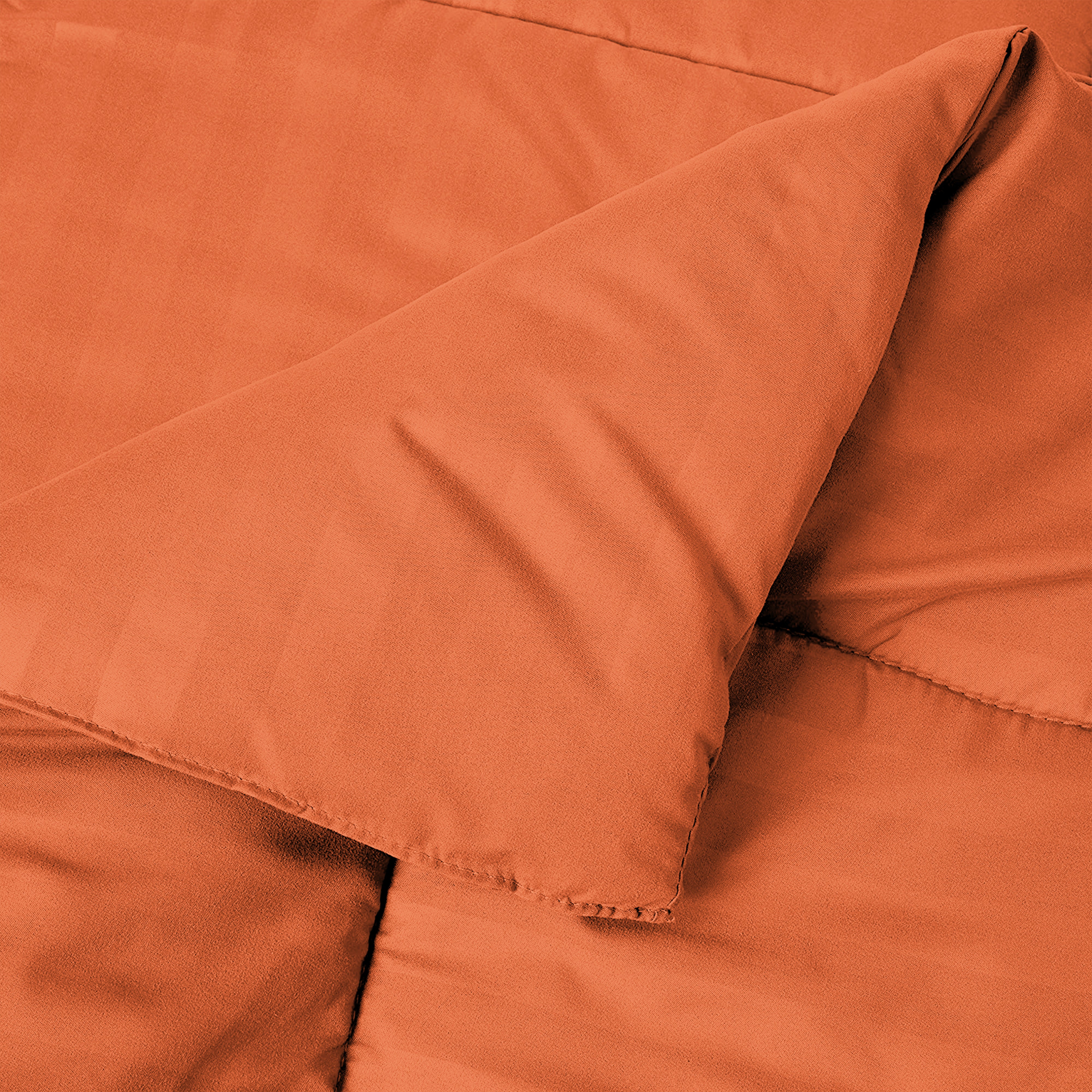 Everlaneas 8-Piece Dobby Stripe Comforter Set - Includes 4-Piece Sheet Set with Double Sided Storage Pockets