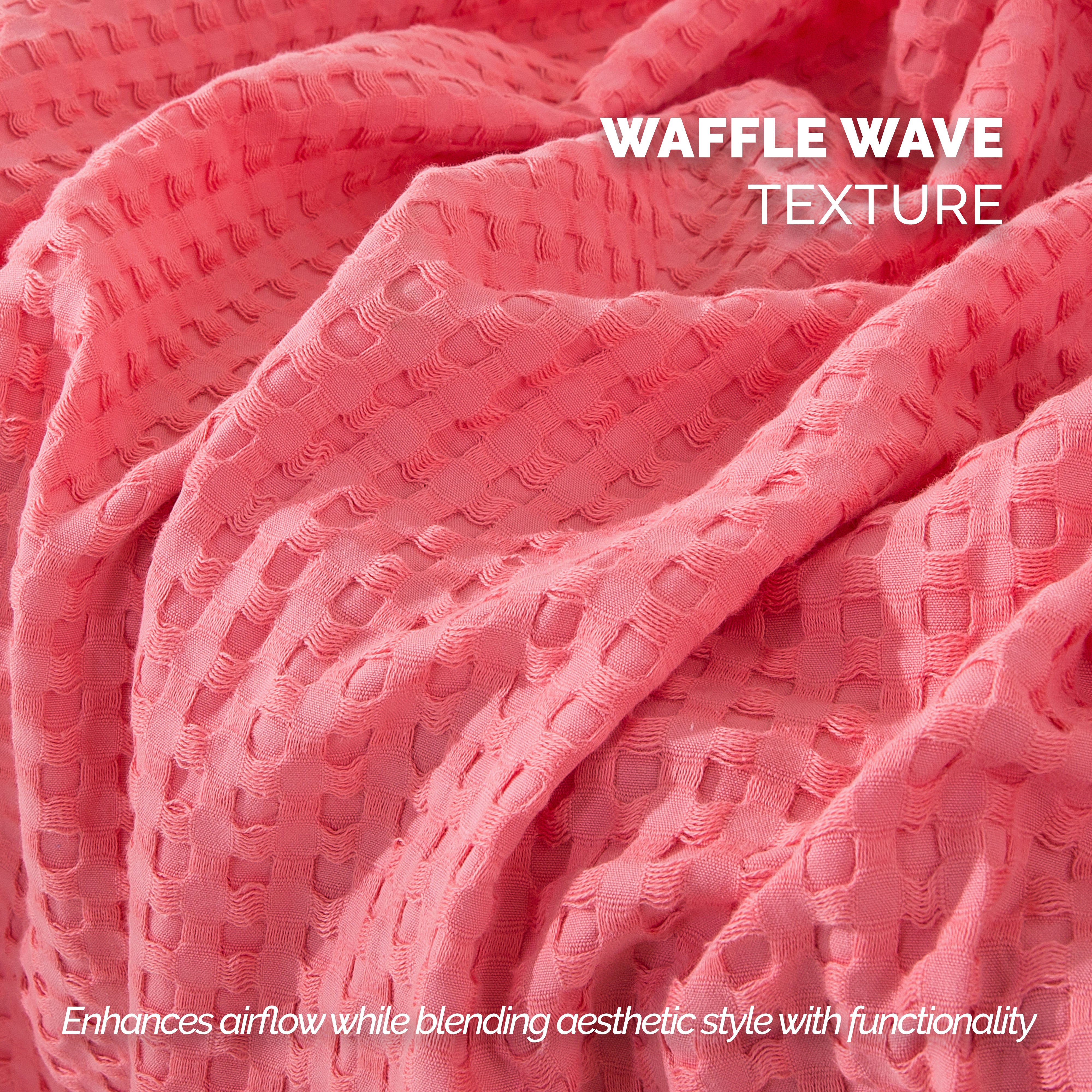 Everlaneas Cotton Waffle Blanket