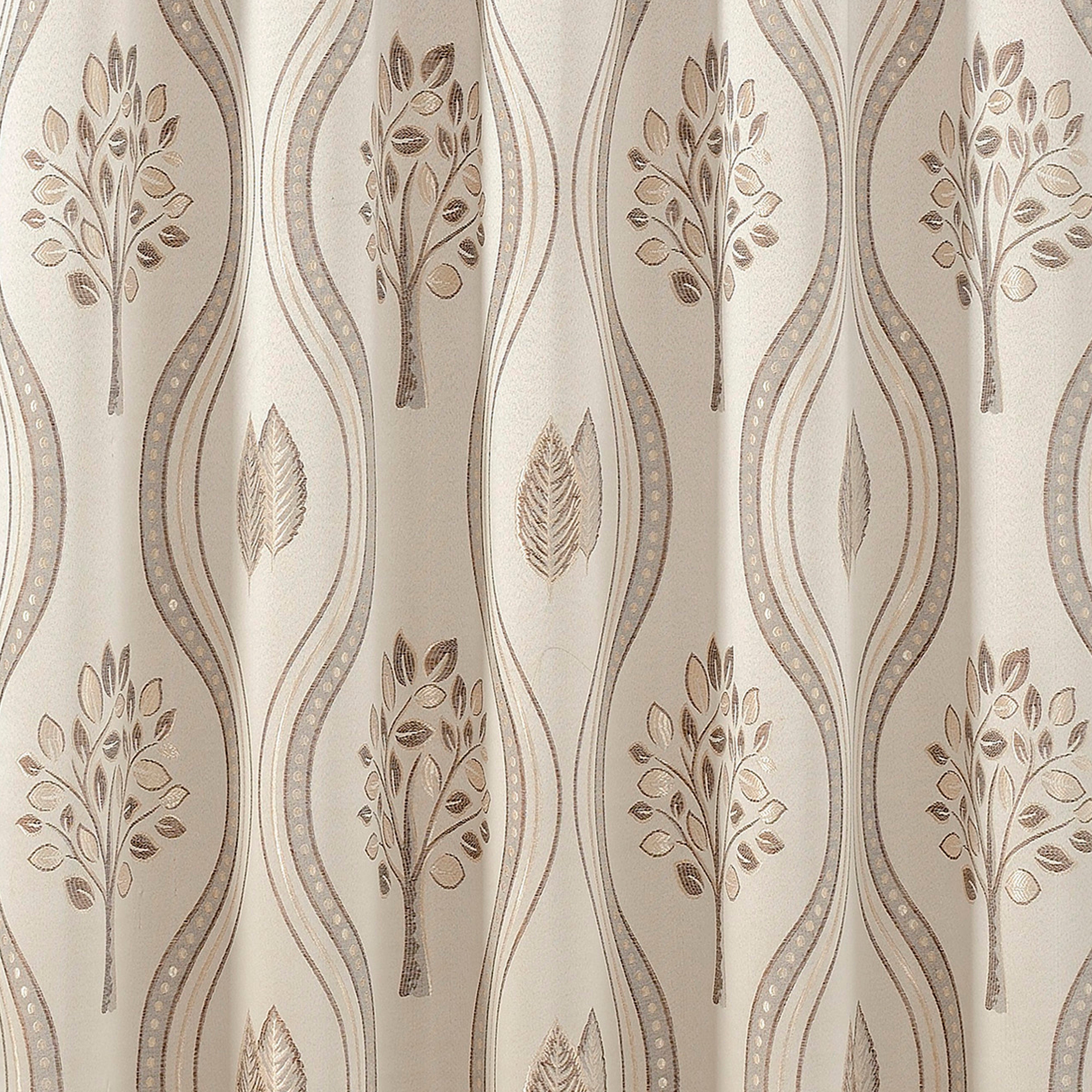 Everlaneas Set of 2 Aurora Curtain Panels- Attached Valance - Rod Pocket- 54" W x 84" L