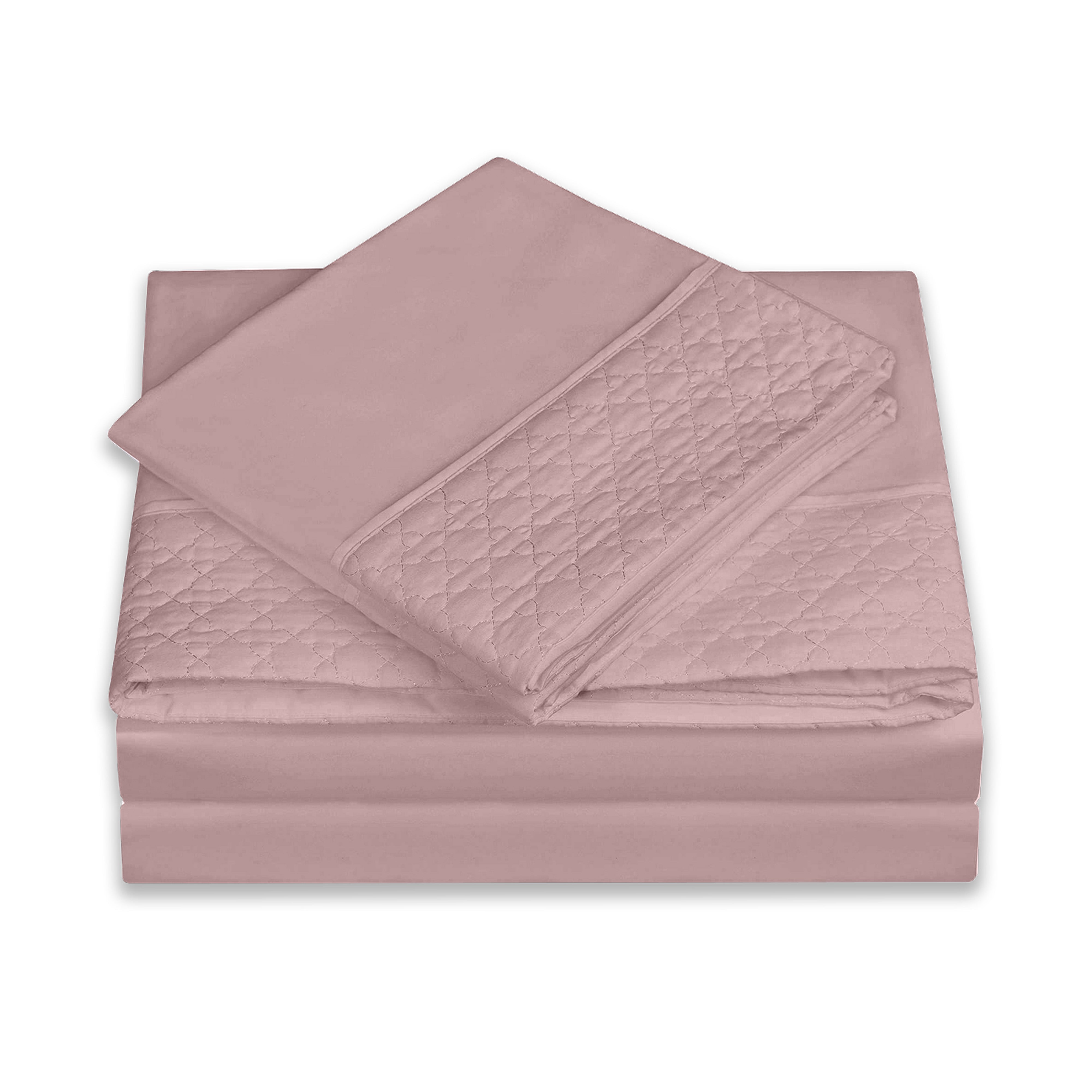 Everlaneas Quilted 4-Piece Sheet Set, Premium Hotel Quality