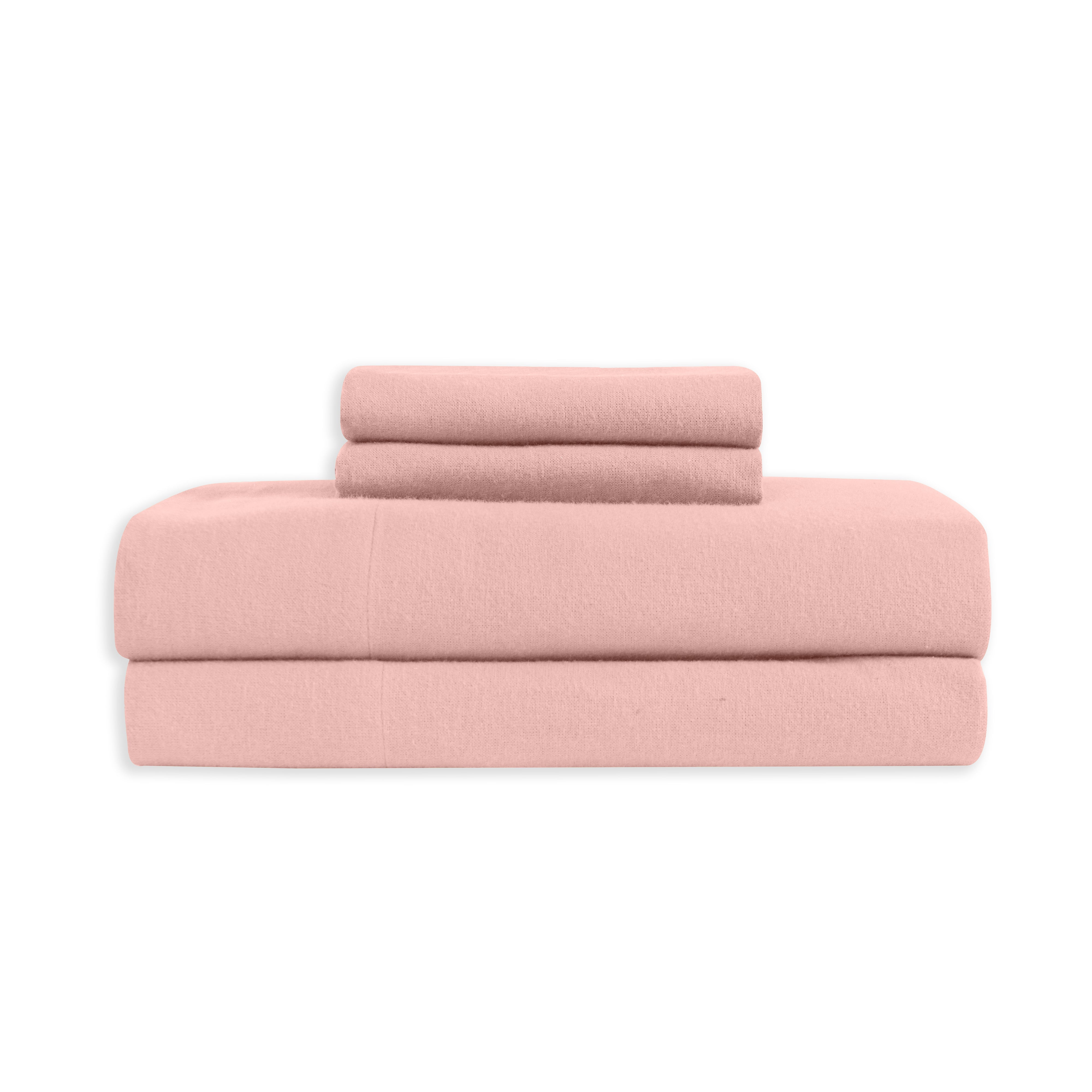 Everlaneas 4-Piece Cotton Flannel Sheet Set - 100% Turkish Cotton