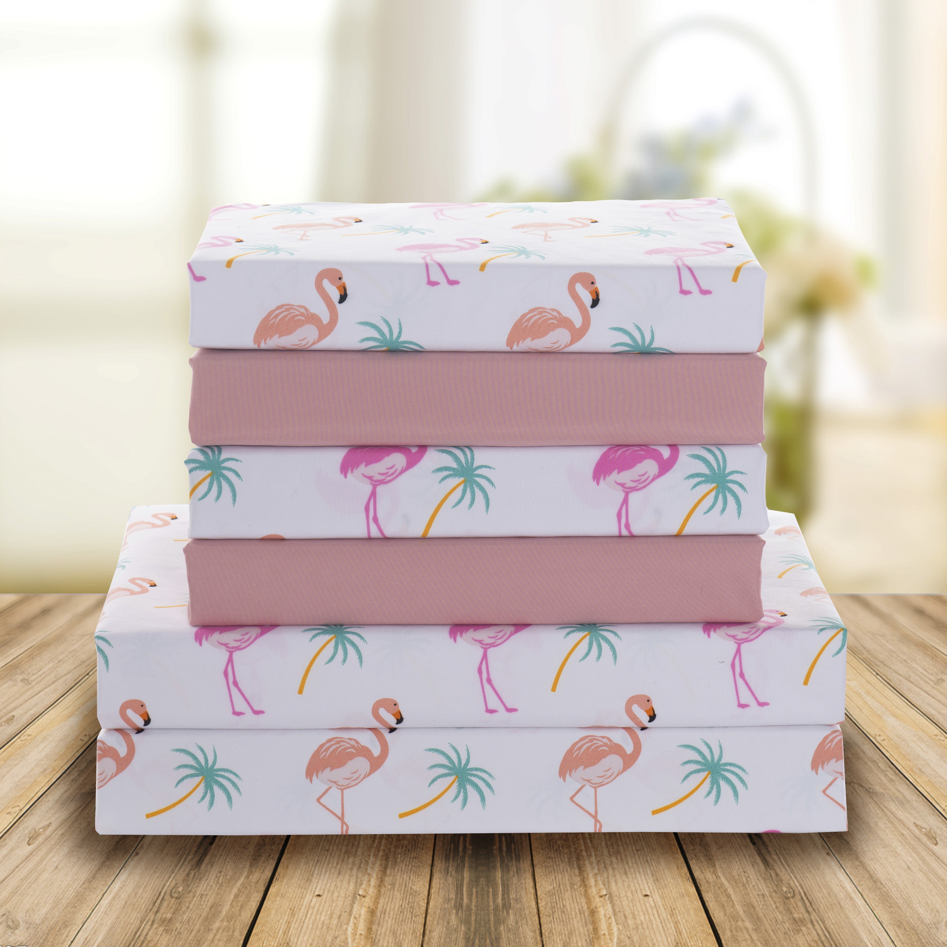 Everlaneas 6-Piece Tropical Pattern Bed Sheet Set - Soft as a Hotel Premium Quality