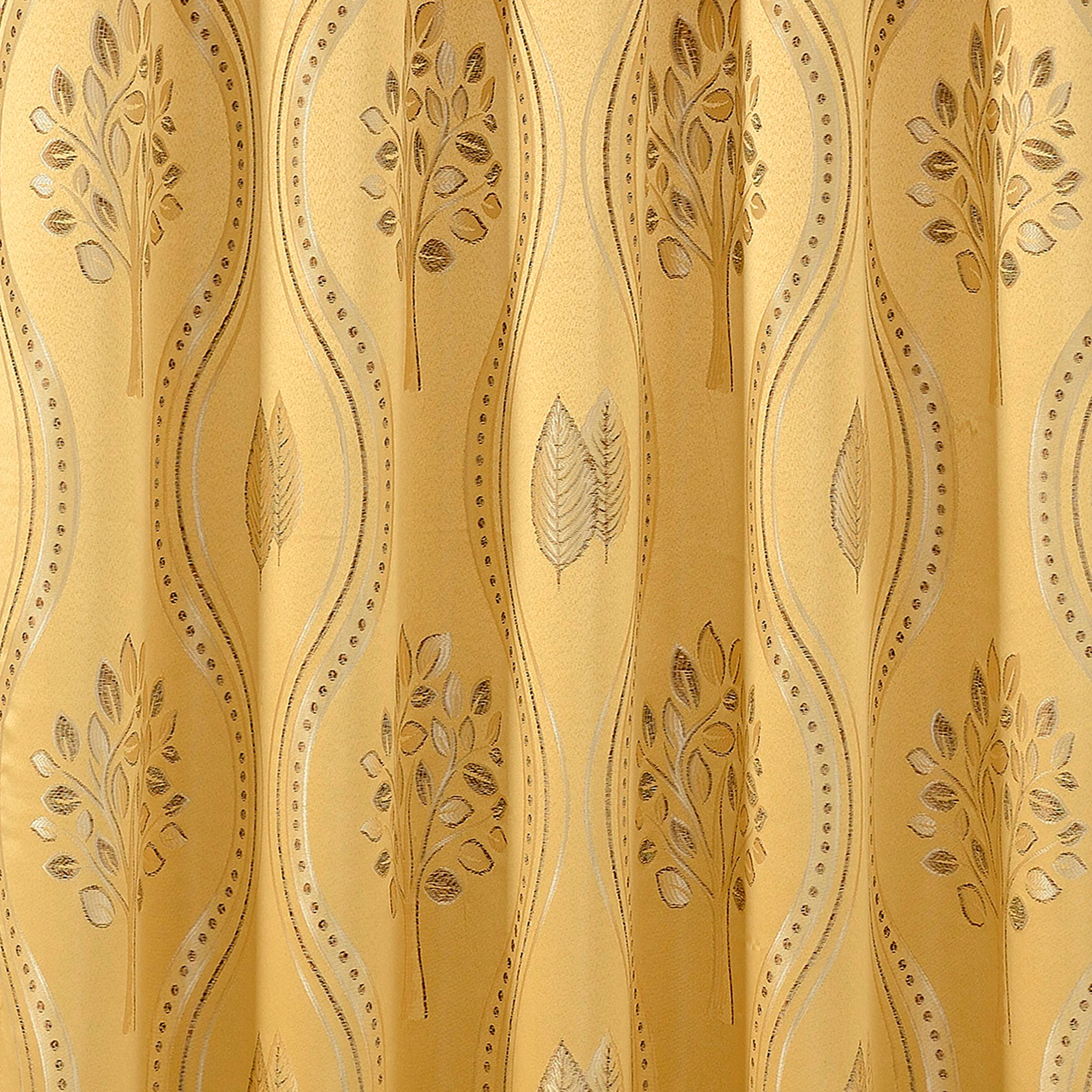 Everlaneas Set of 2 Aurora Curtain Panels- Attached Valance - Rod Pocket- 54" W x 84" L