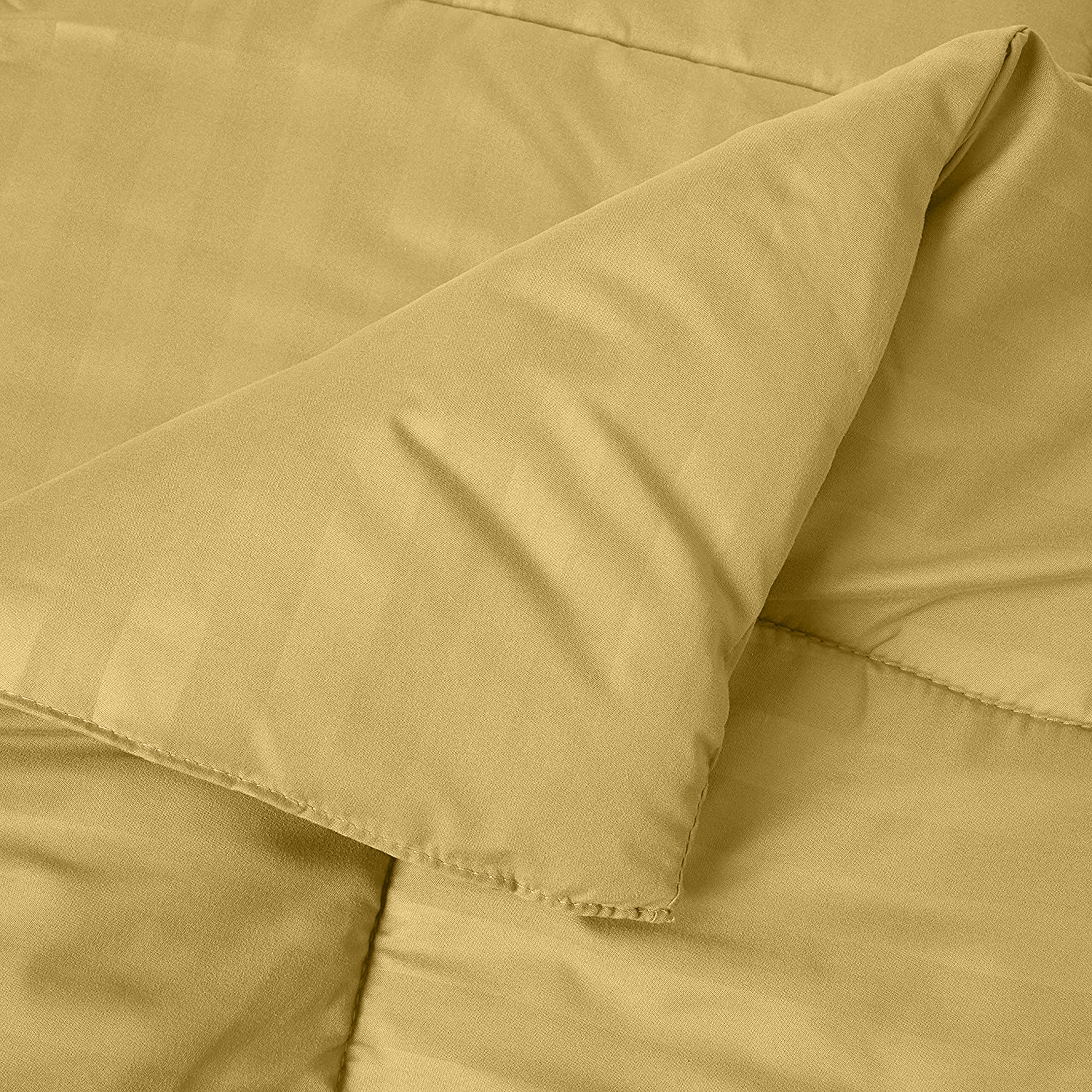 Everlaneas 8-Piece Dobby Stripe Comforter Set - Includes 4-Piece Sheet Set with Double Sided Storage Pockets