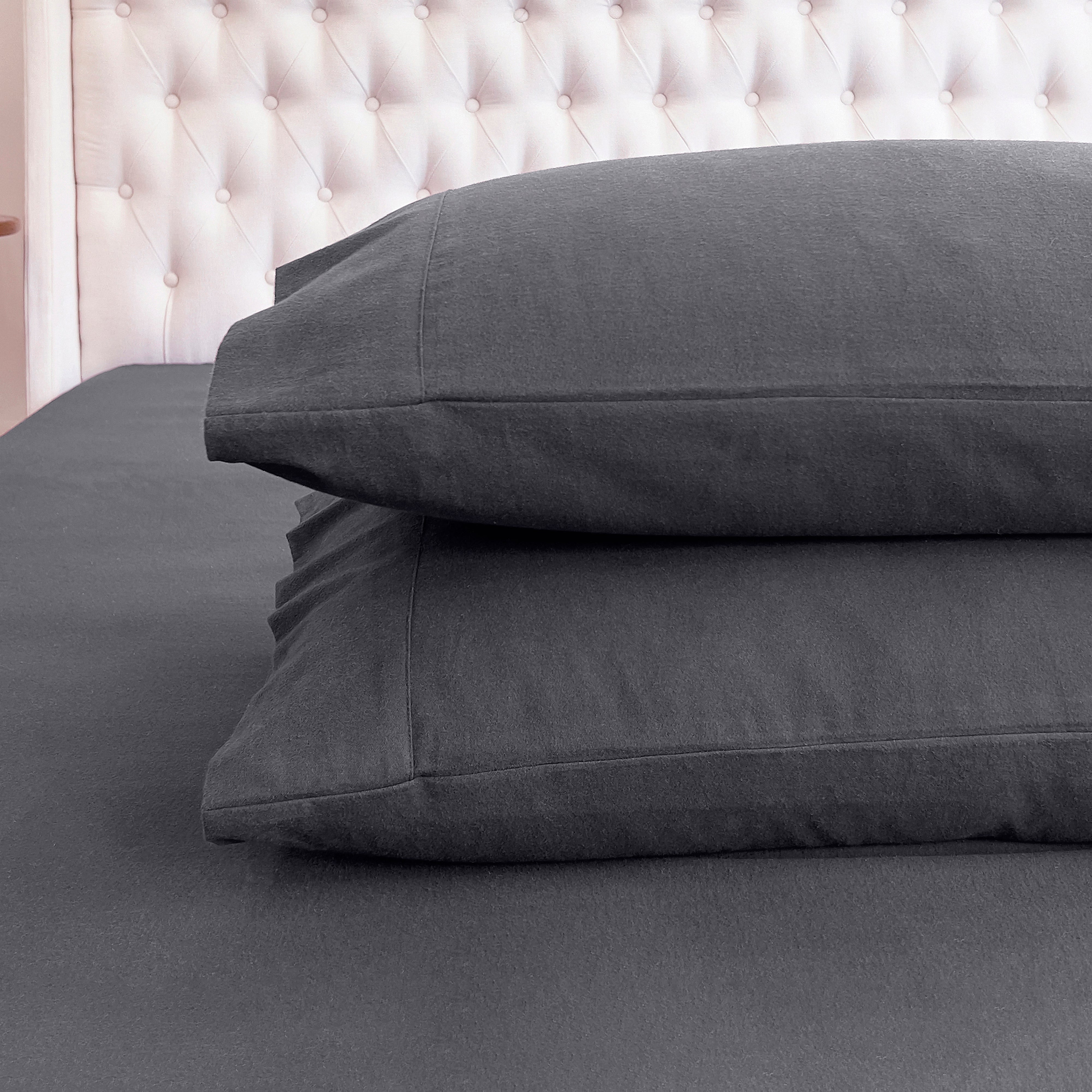 Everlaneas 4-Piece Cotton Flannel Sheet Set - 100% Turkish Cotton