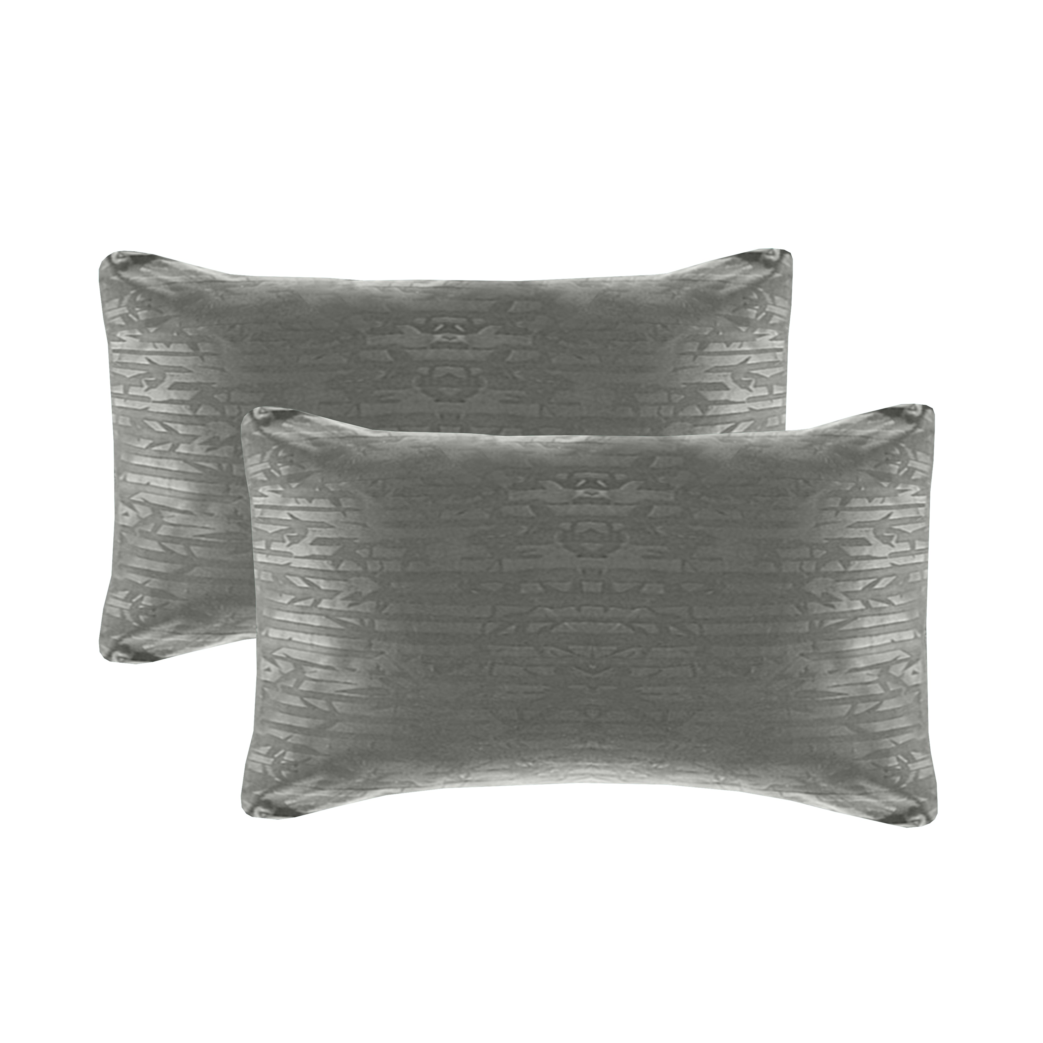 Everlaneas 8-Piece Bamboo Floral Pattern Comforter Set- Includes 4-Piece Sheet Set with Double Sided Storage Pockets