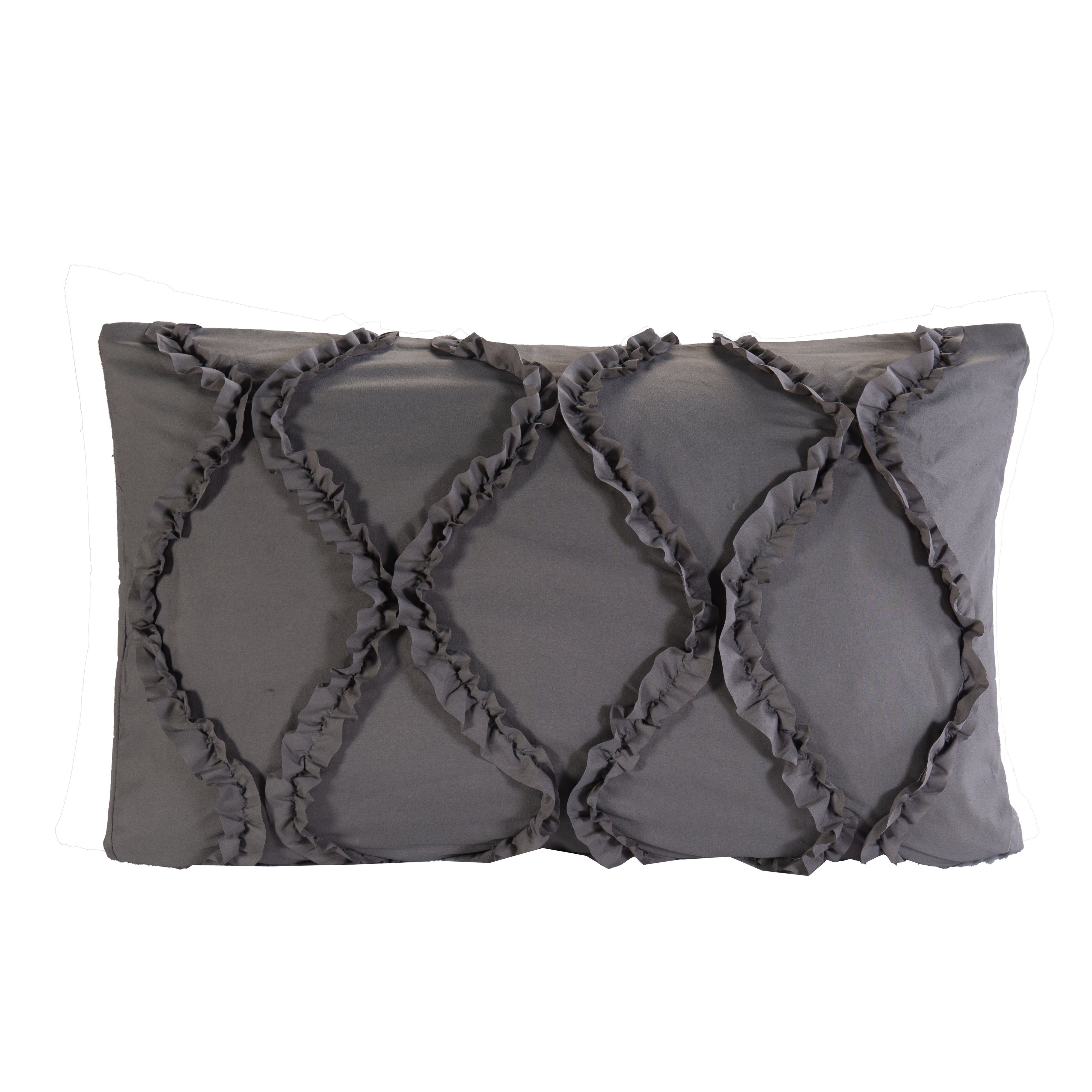 Everlaneas 10-Piece Infinity Design Comforter Set - Includes 4-Piece Sheet Set with Double Sided Storage Pockets