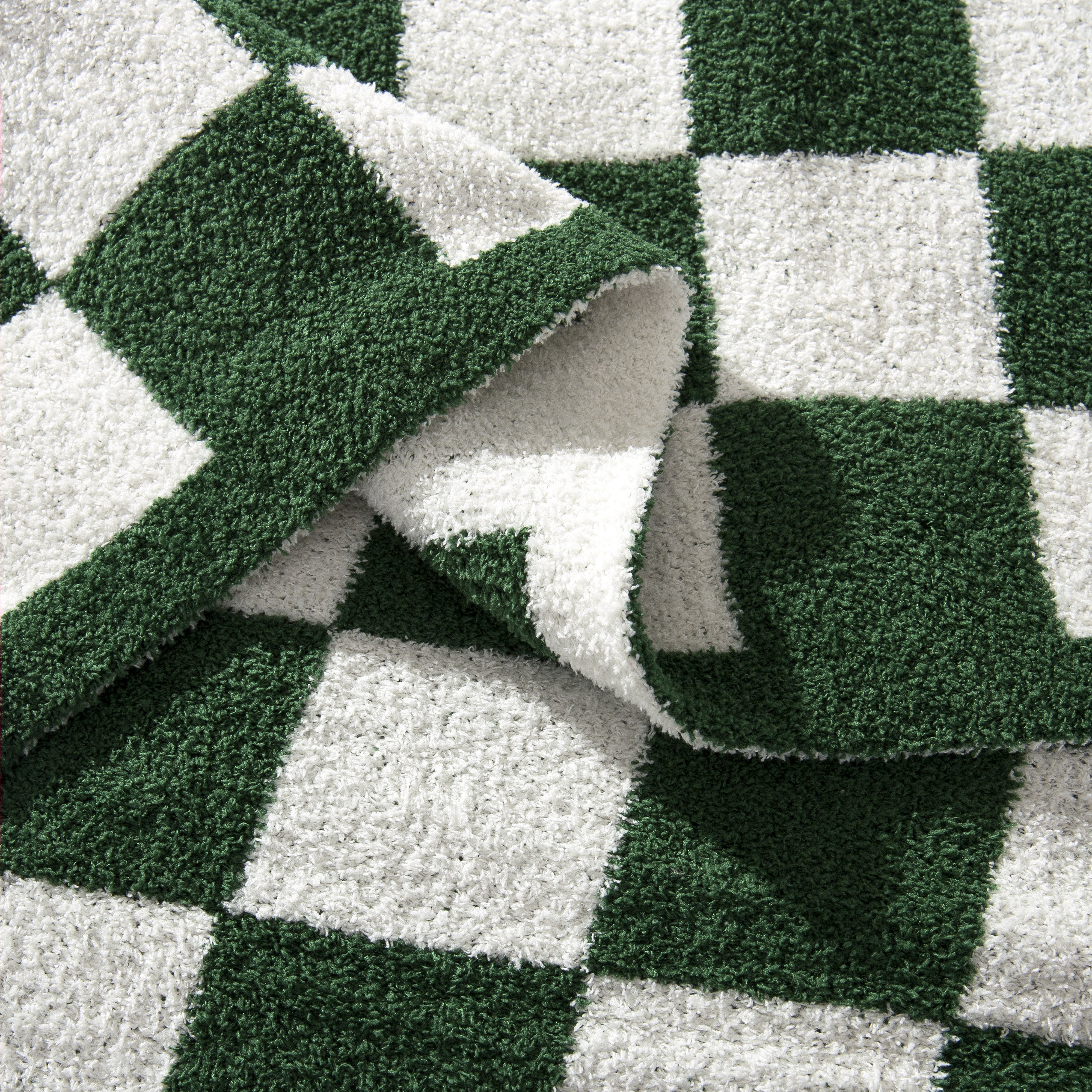 Everlaneas 50" x 70"  Ultra Soft Checkered Knitted Throw Blanket