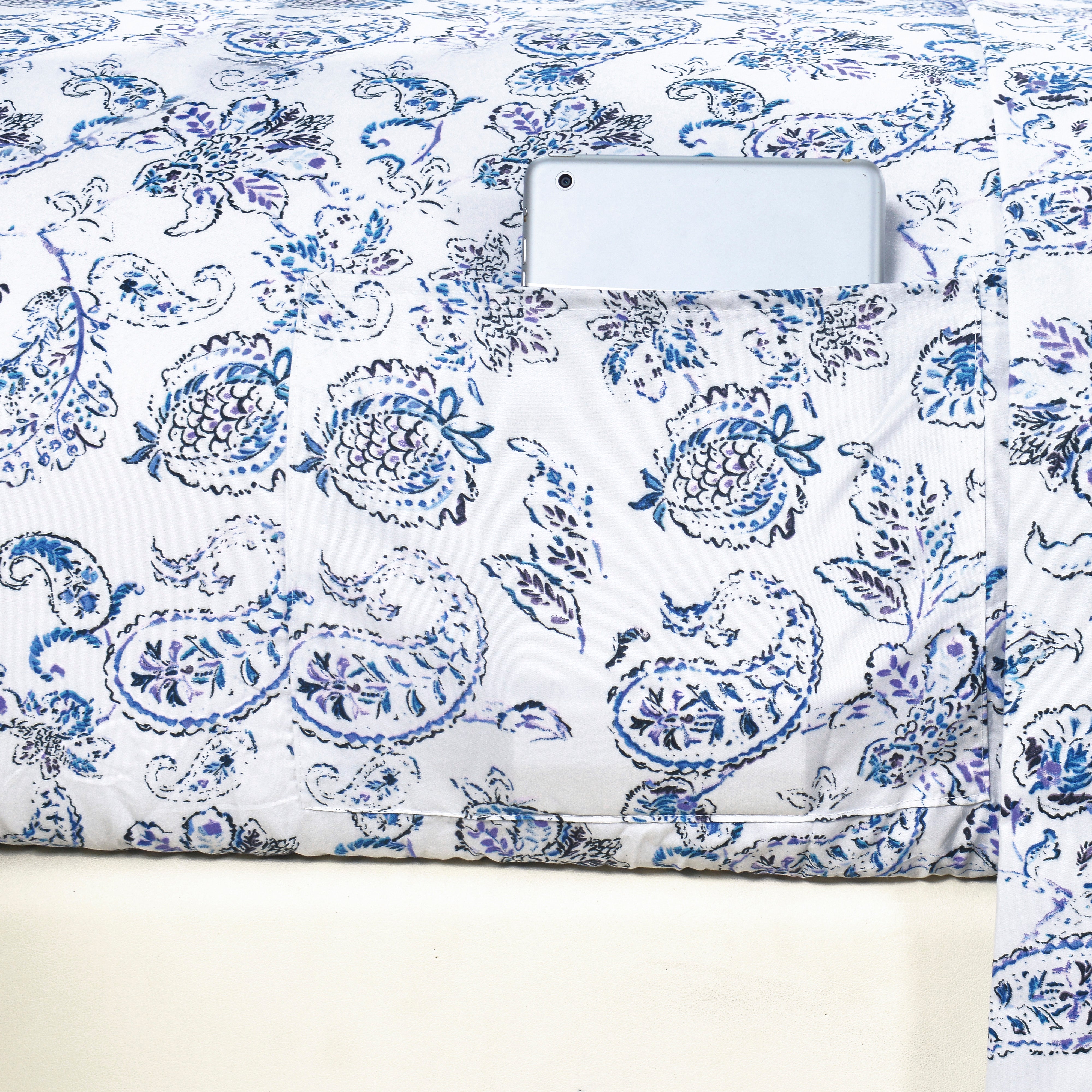 Everlaneas 6-Piece Paisley Printed Pattern - Soft as a Hotel Premium Quality Sheet Set